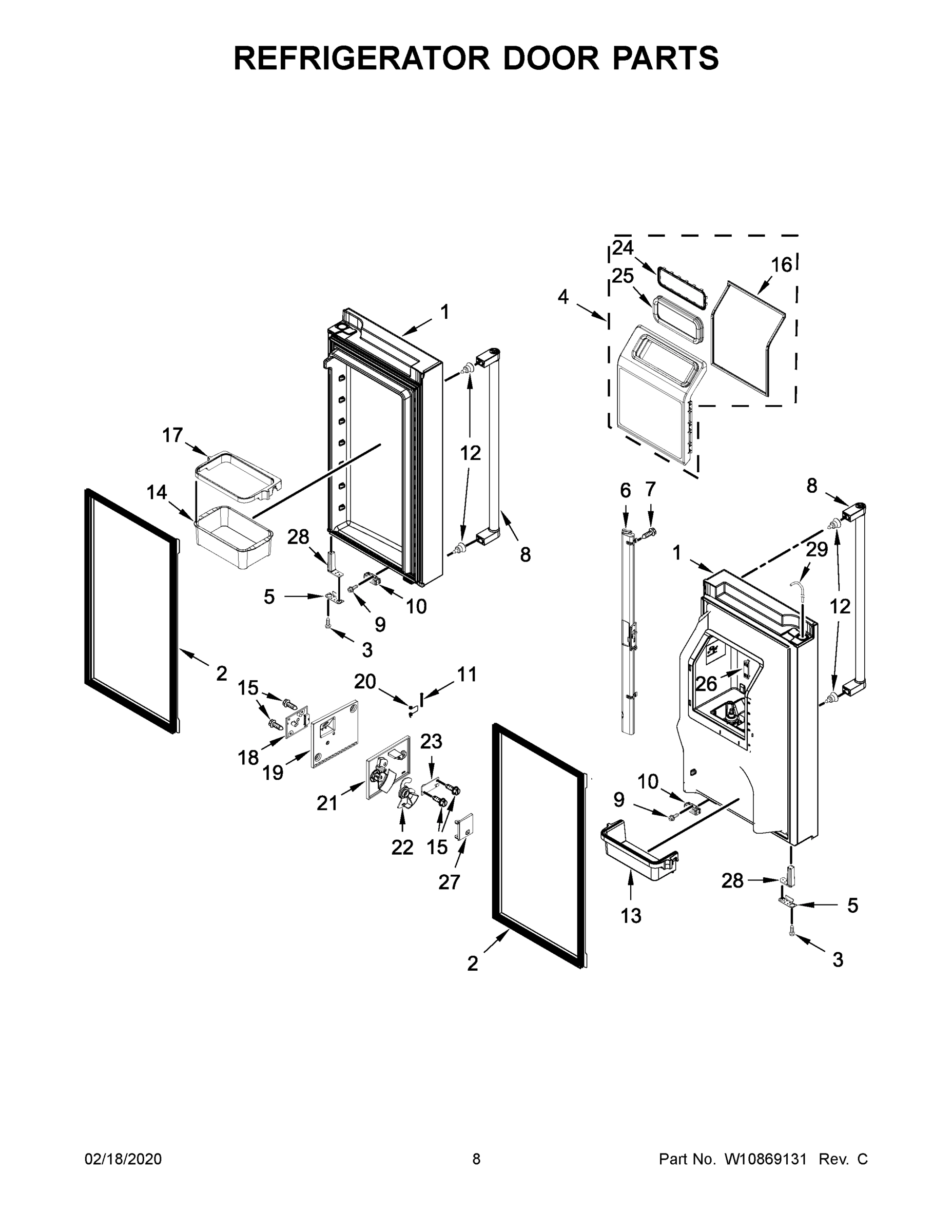 05 - REFRIGERATOR DOOR PARTS