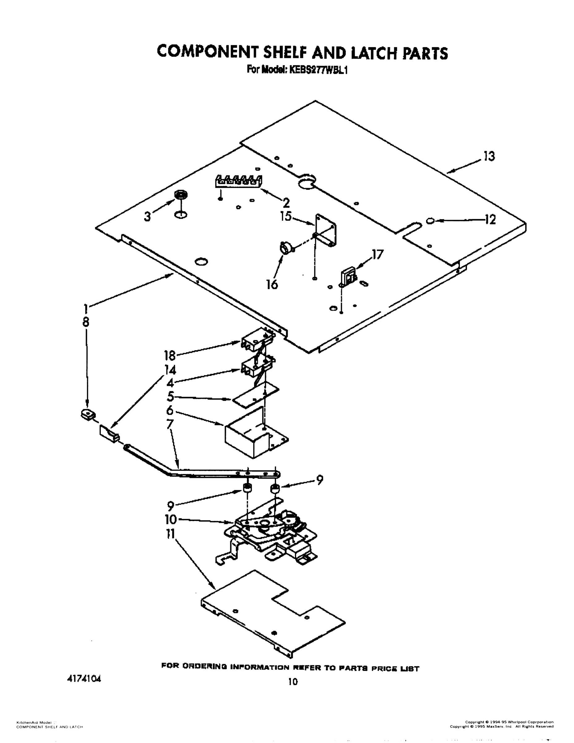 08 - COMPONENT SHELF AND LATCH