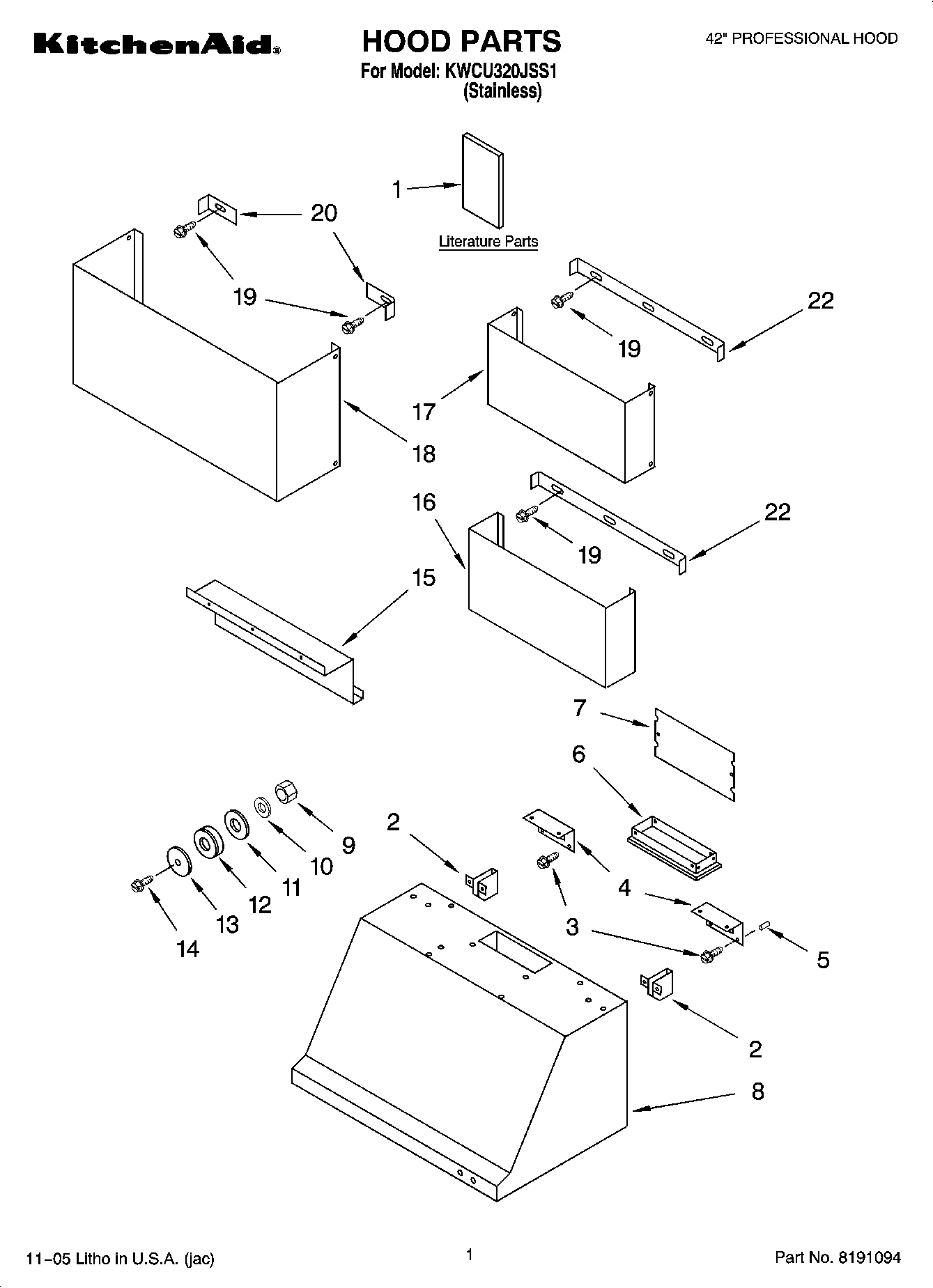 01 - HOOD PARTS