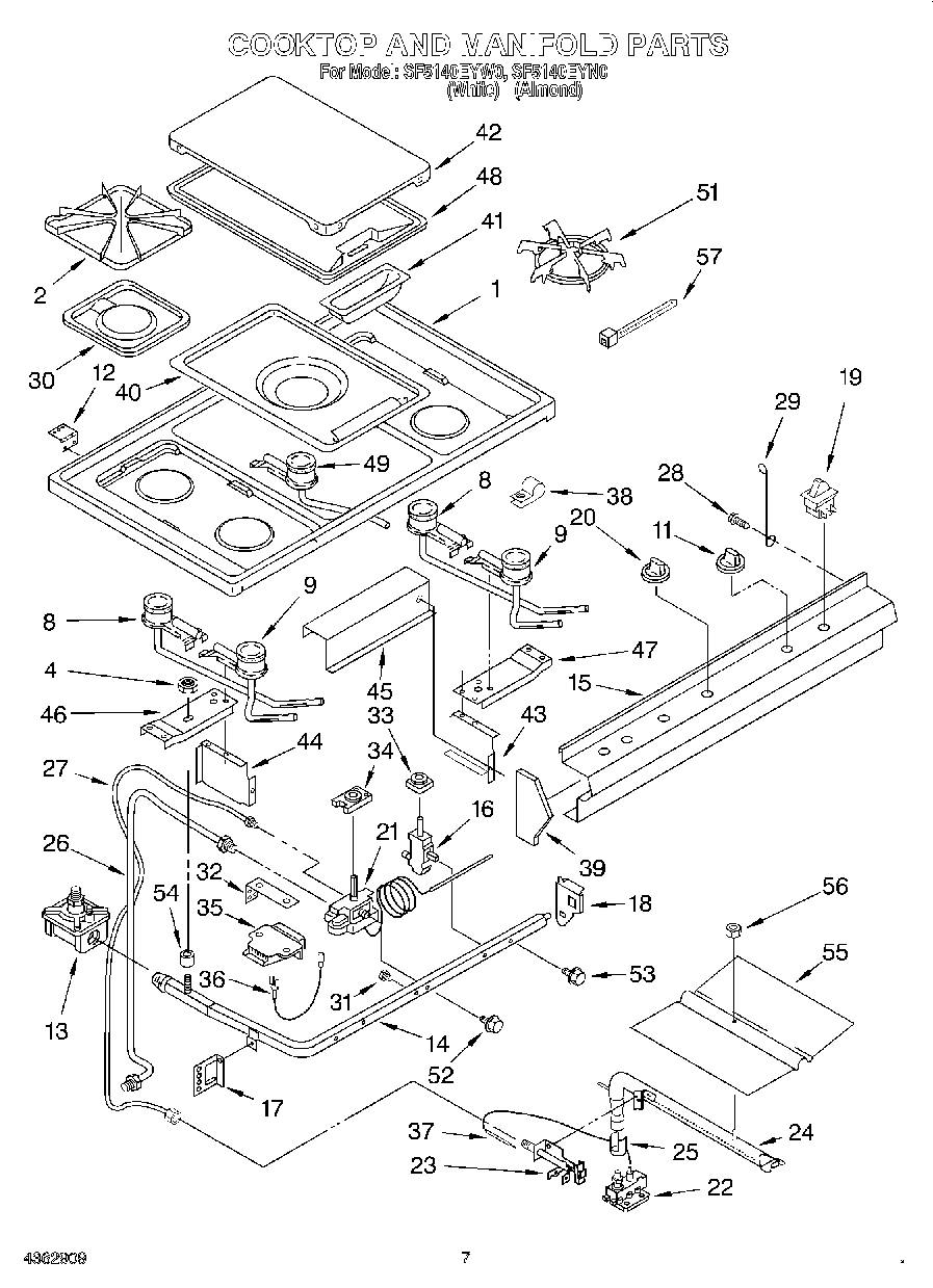 05 - COOKTOP AND MANIFOLD, LITERATURE