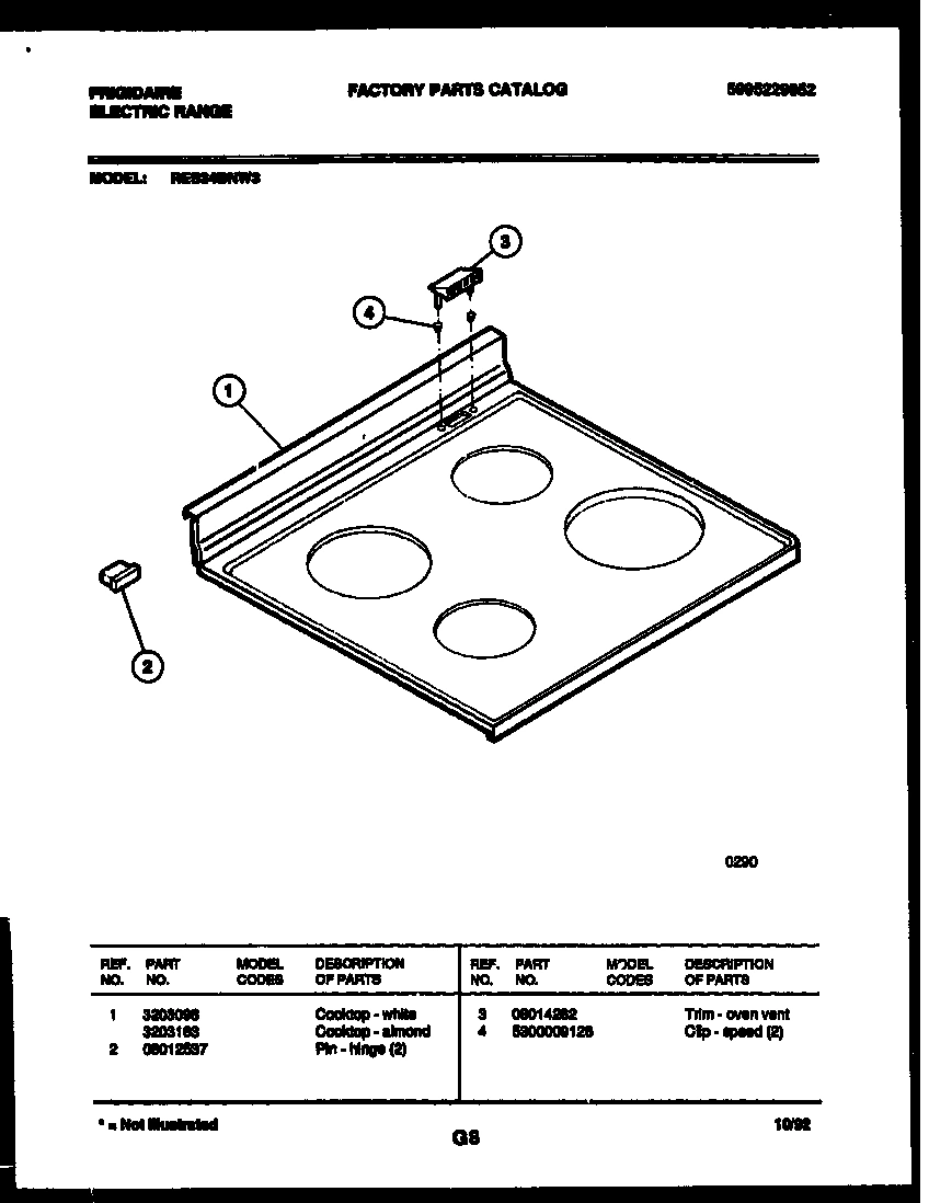 03 - COOKTOP PARTS