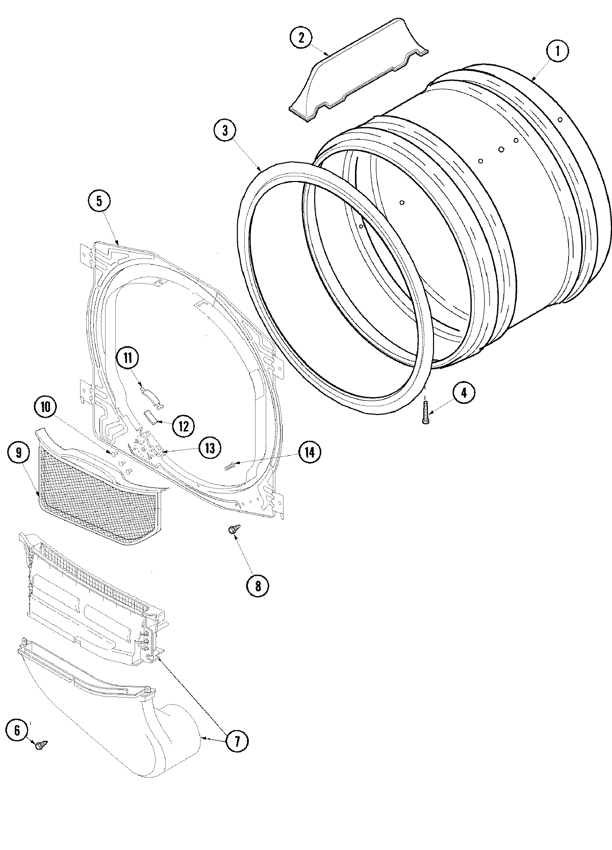 04 - FRONT BULKHEAD, AIR DUCT & CYLINDER