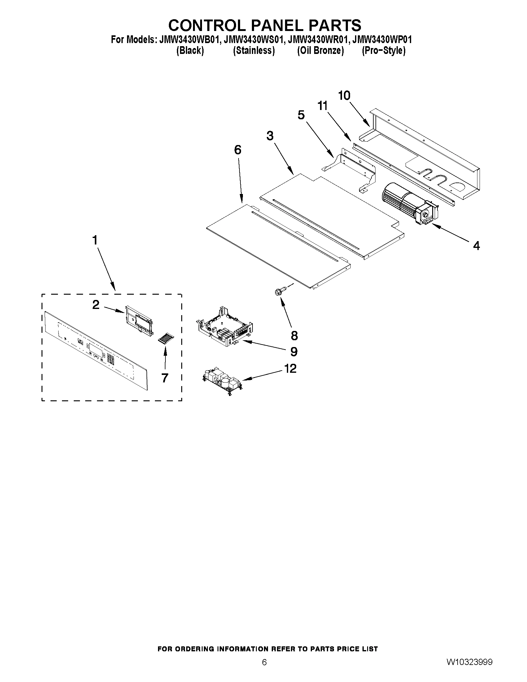 04 - CONTROL PANEL PARTS