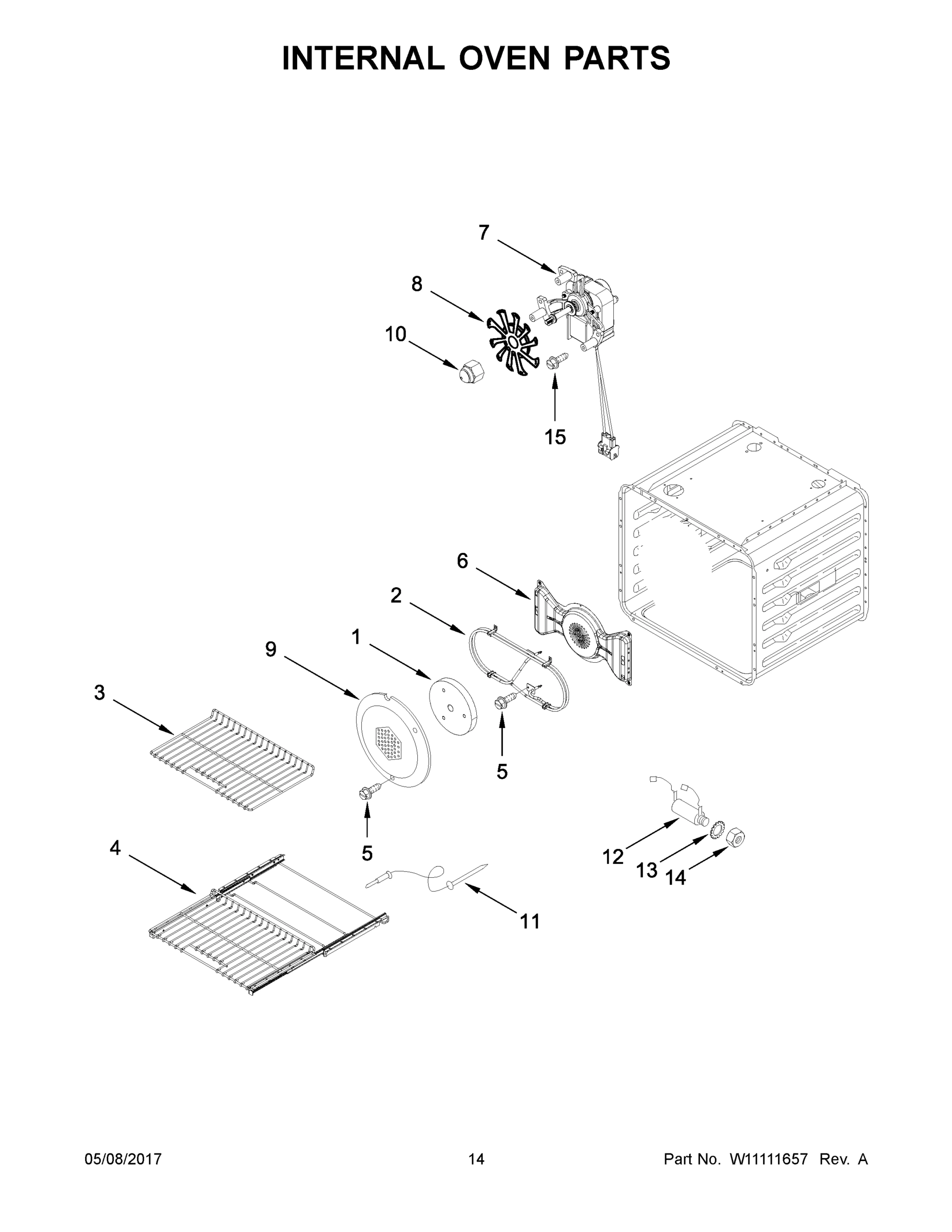 08 - INTERNAL OVEN PARTS