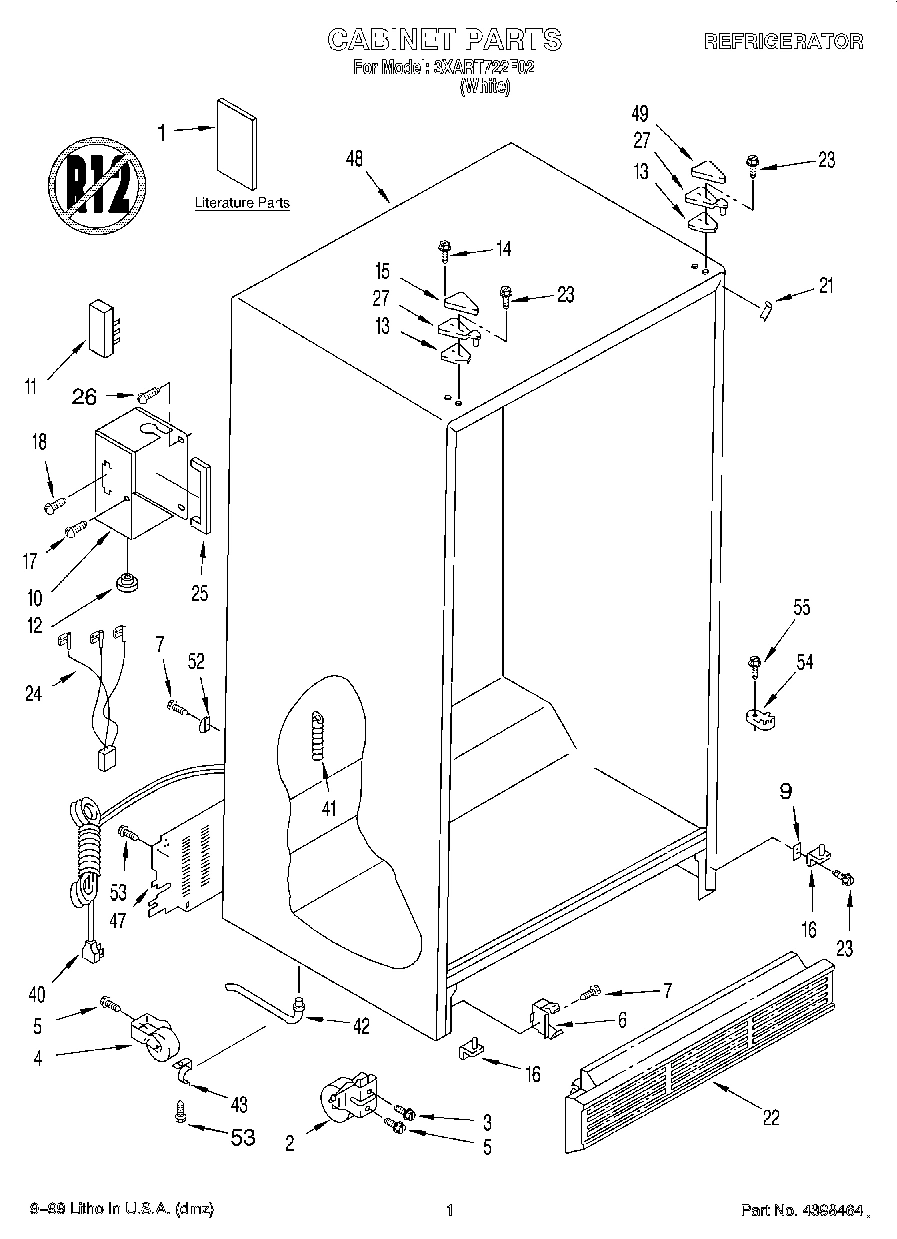 01 - CABINET, LITERATURE