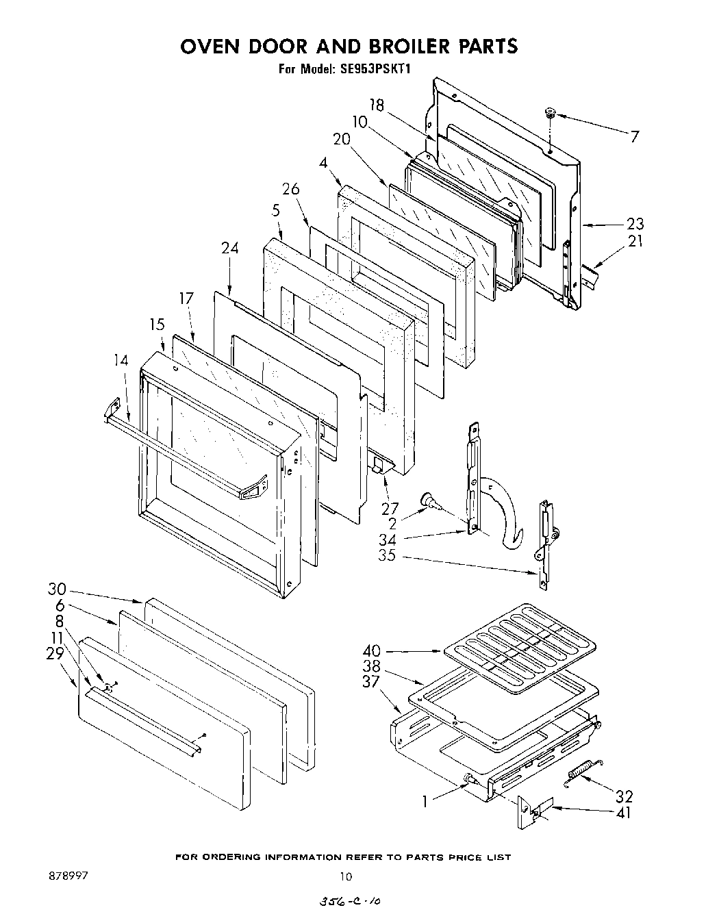 08 - OVEN DOOR AND BROILER