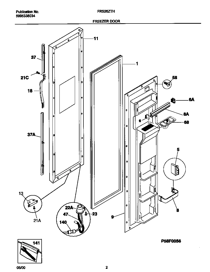 02 - FREEZER DOOR