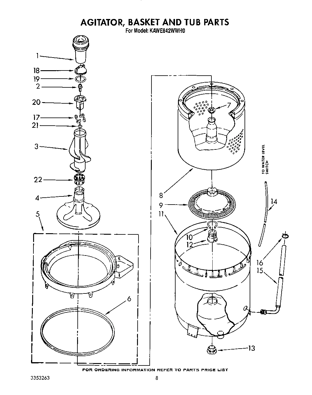 06 - AGITATOR, BASKET AND TUB