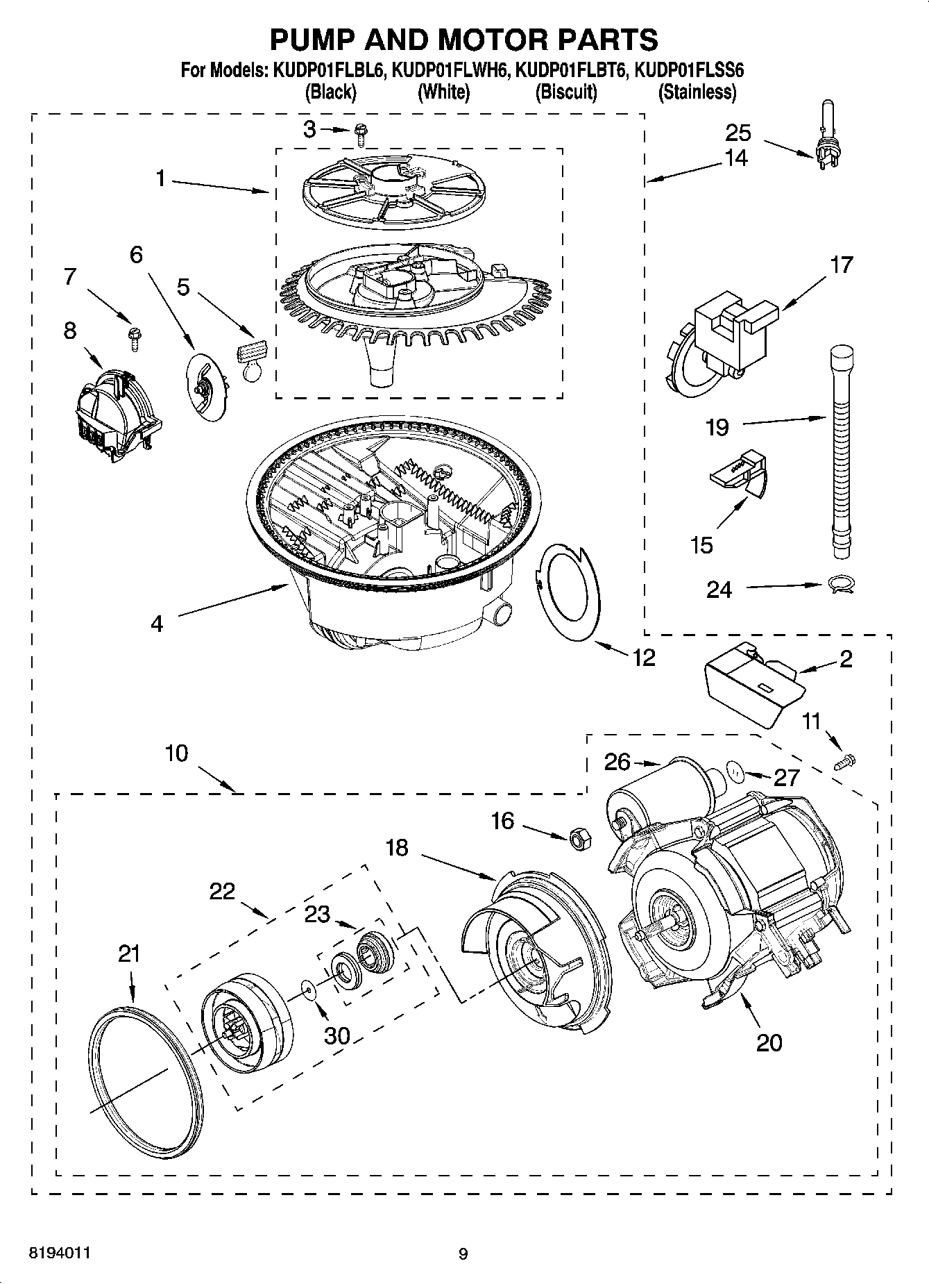 08 - PUMP AND MOTOR PARTS
