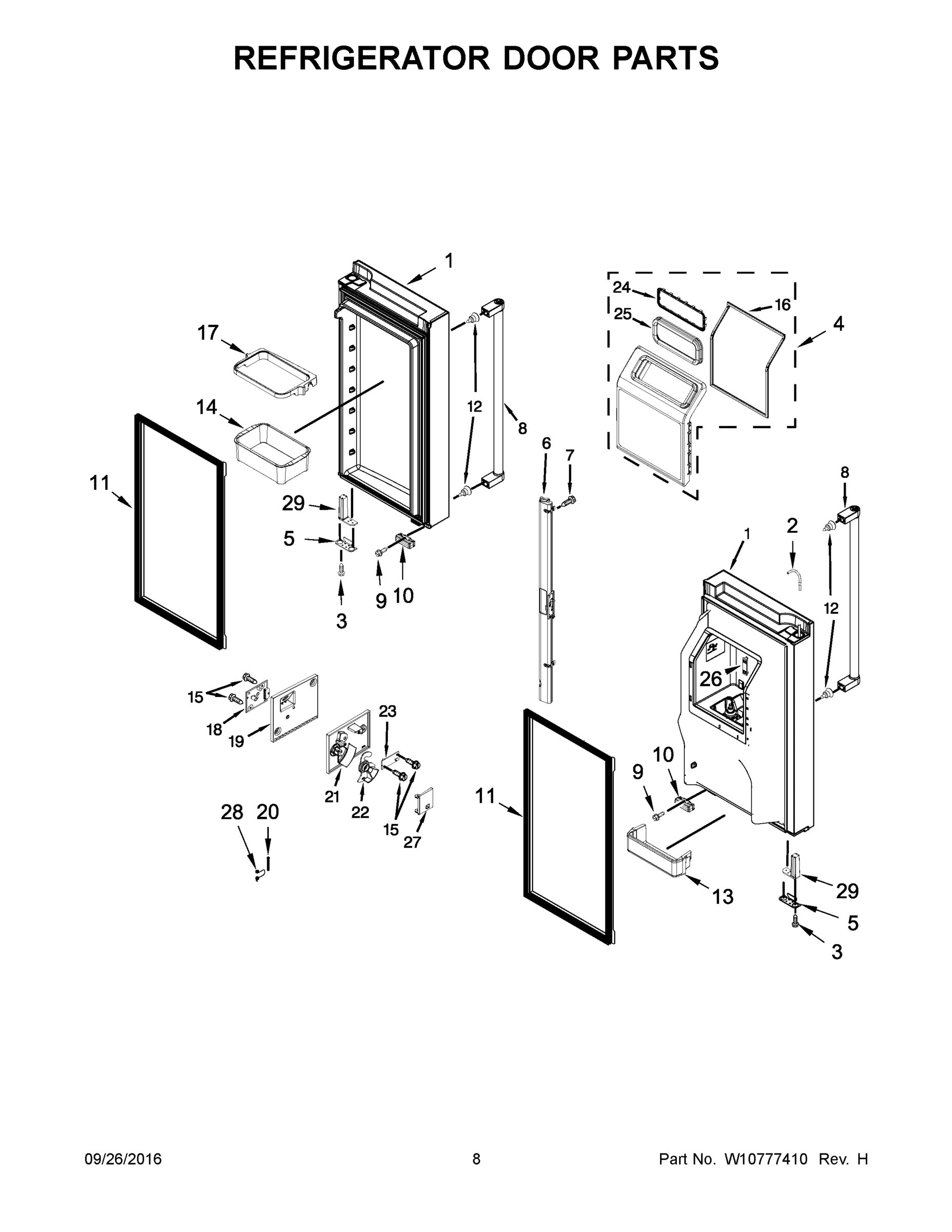 05 - REFRIGERATOR DOOR PARTS