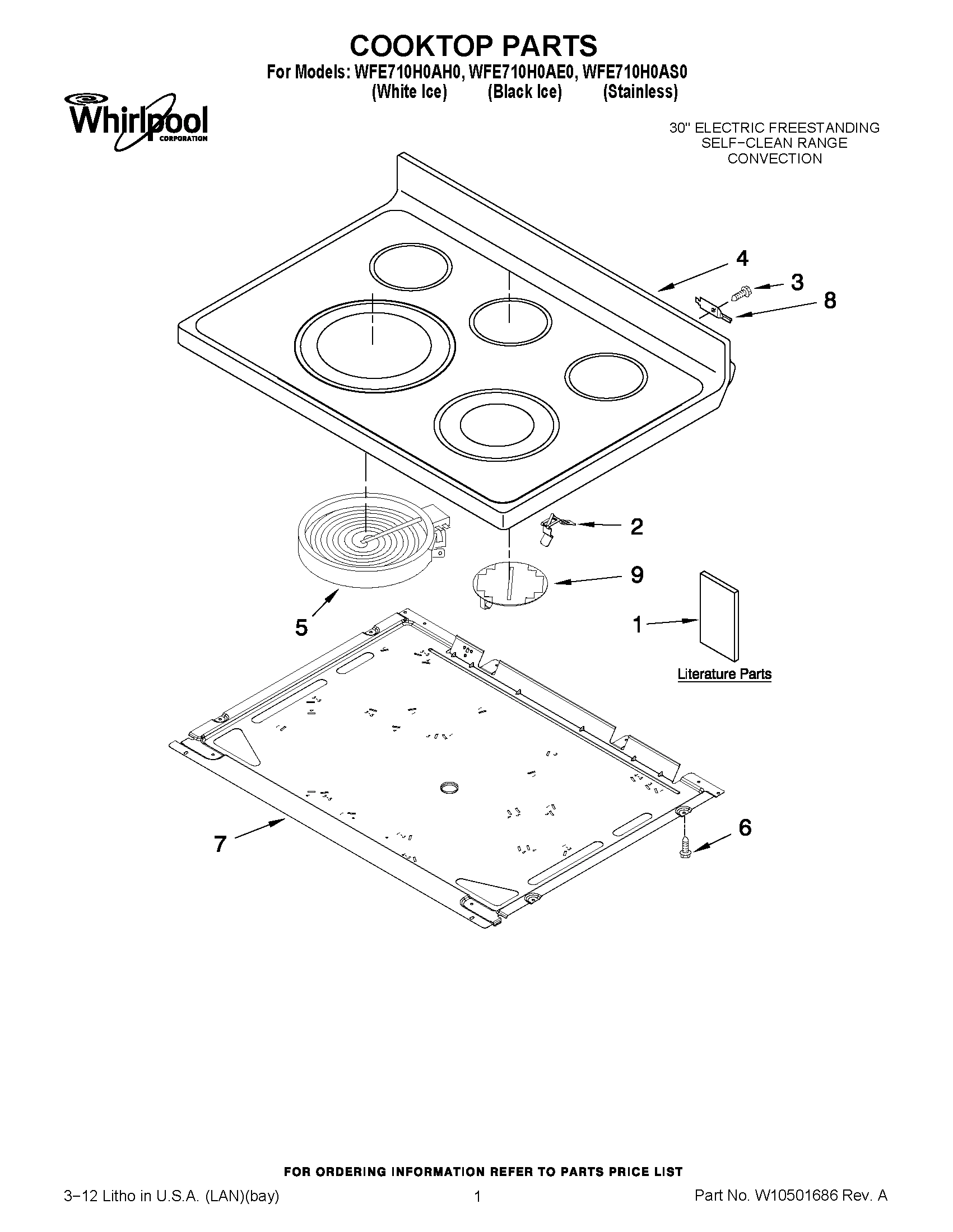 01 - COOKTOP PARTS