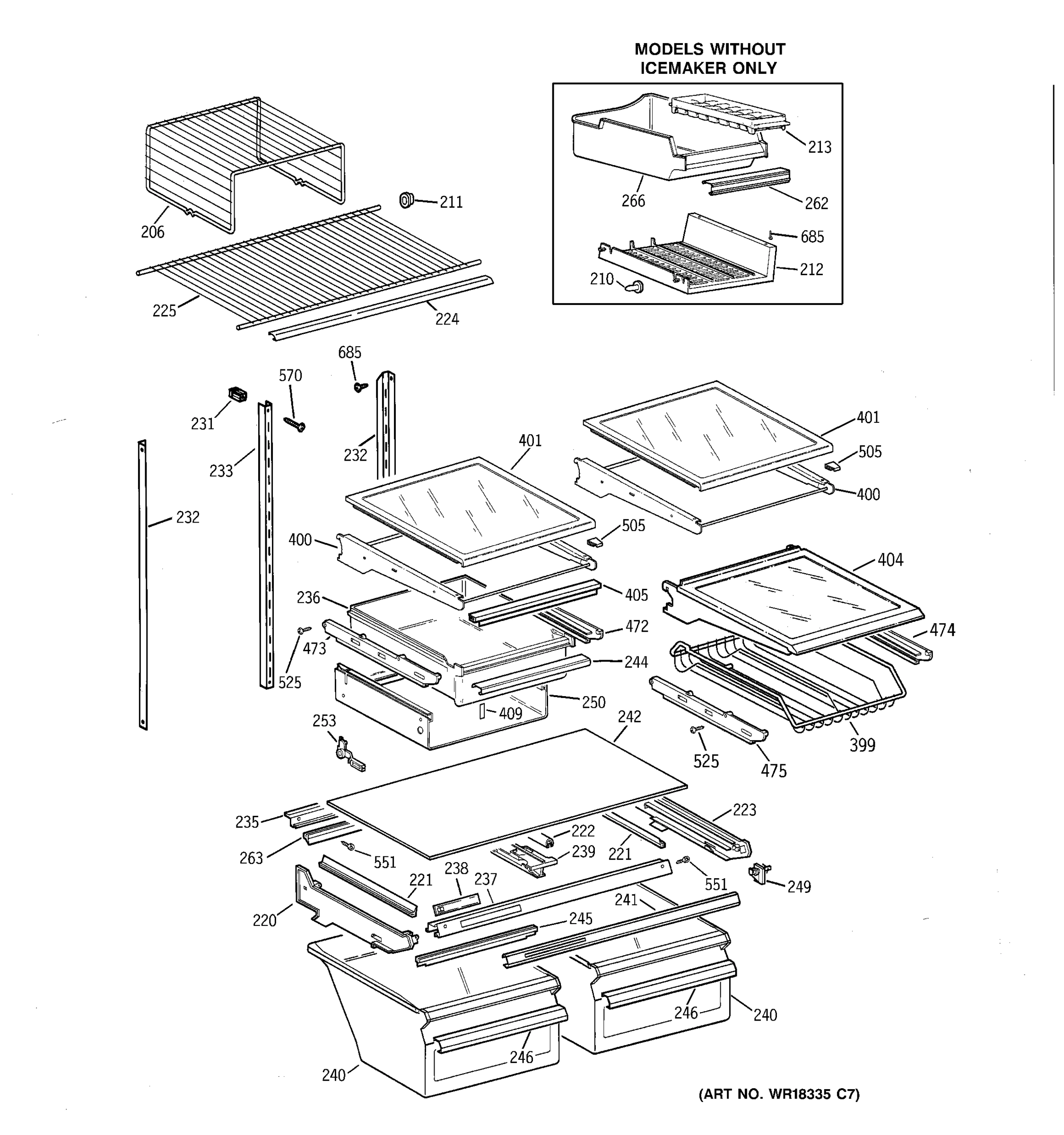 SHELF PARTS
