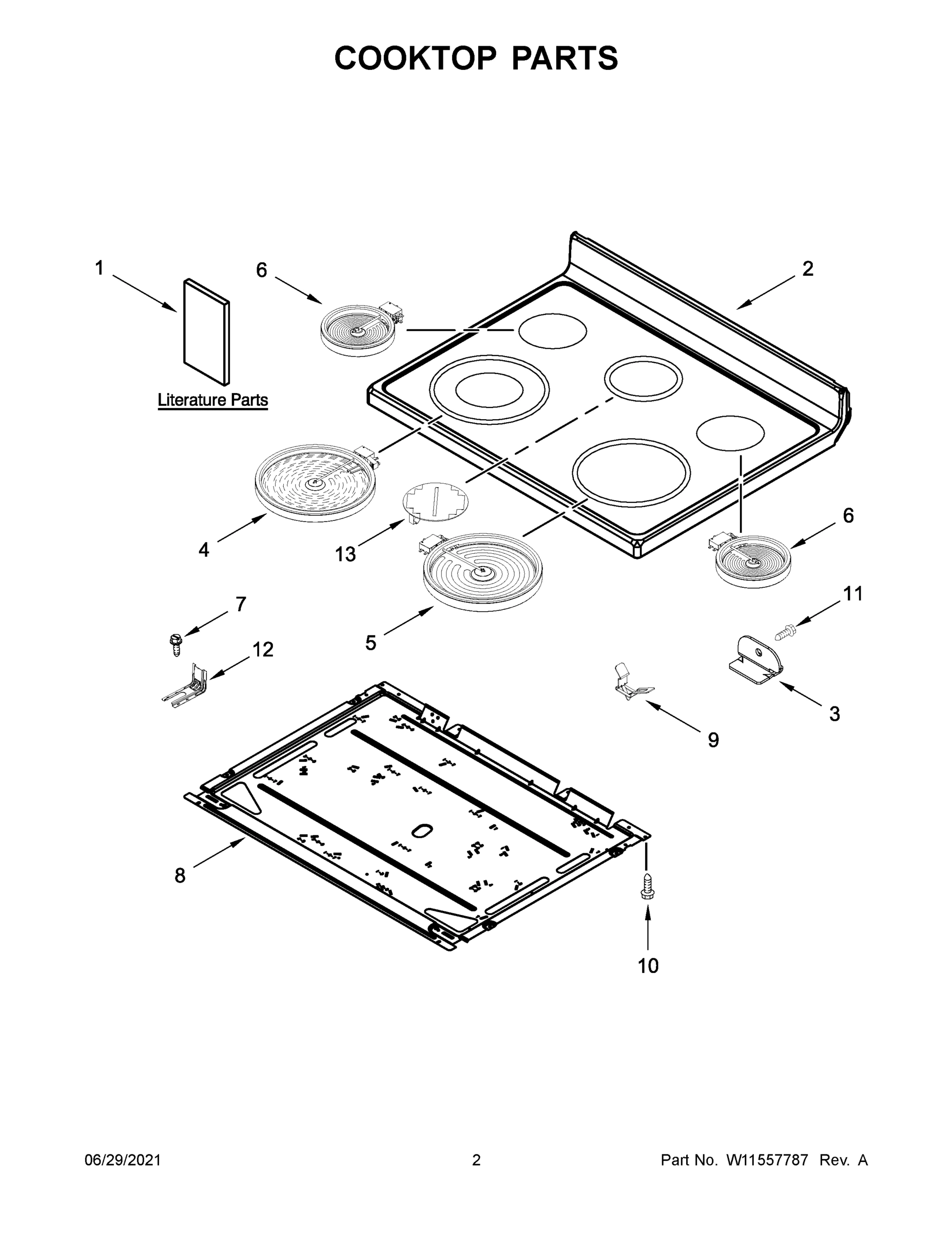02 - COOKTOP PARTS