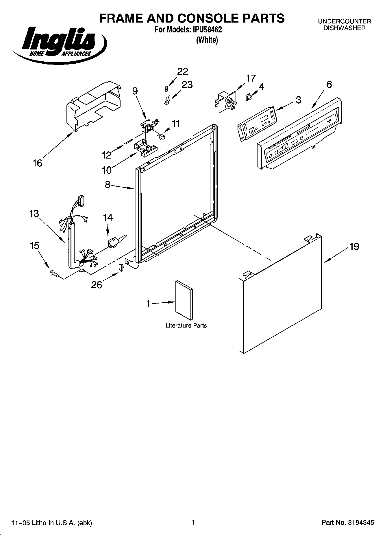01 - FRAME AND CONSOLE PARTS