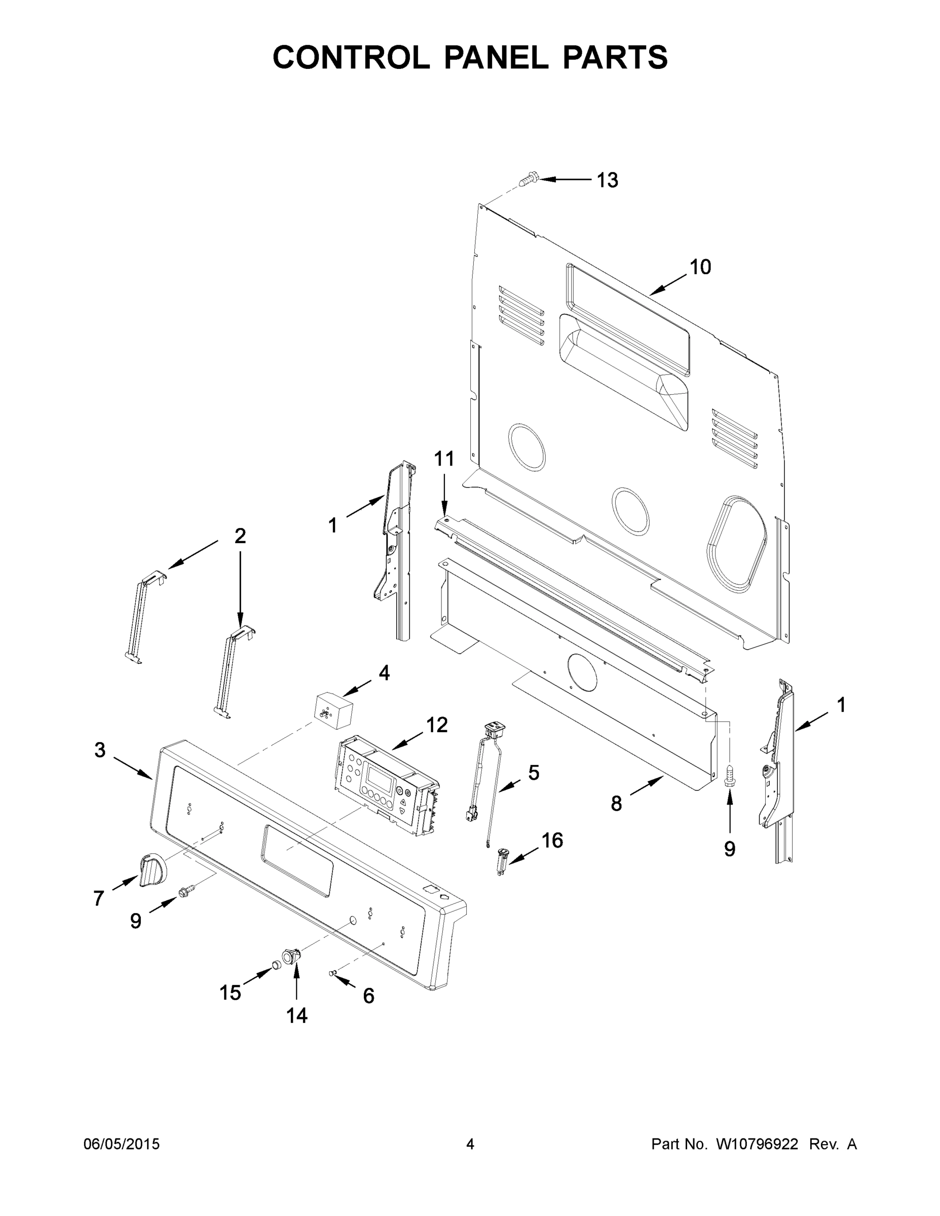 03 - CONTROL PANEL PARTS