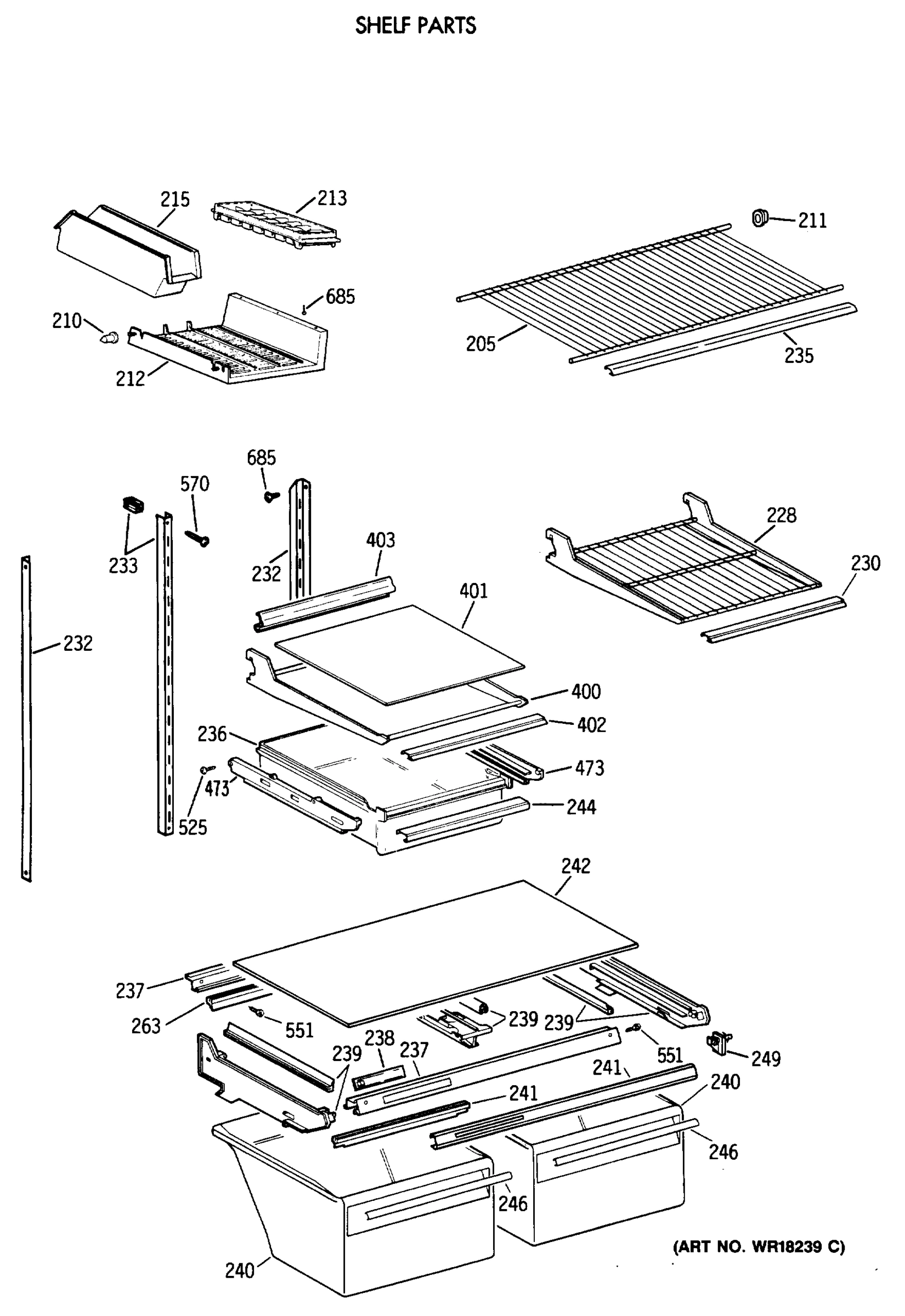 SHELF PARTS