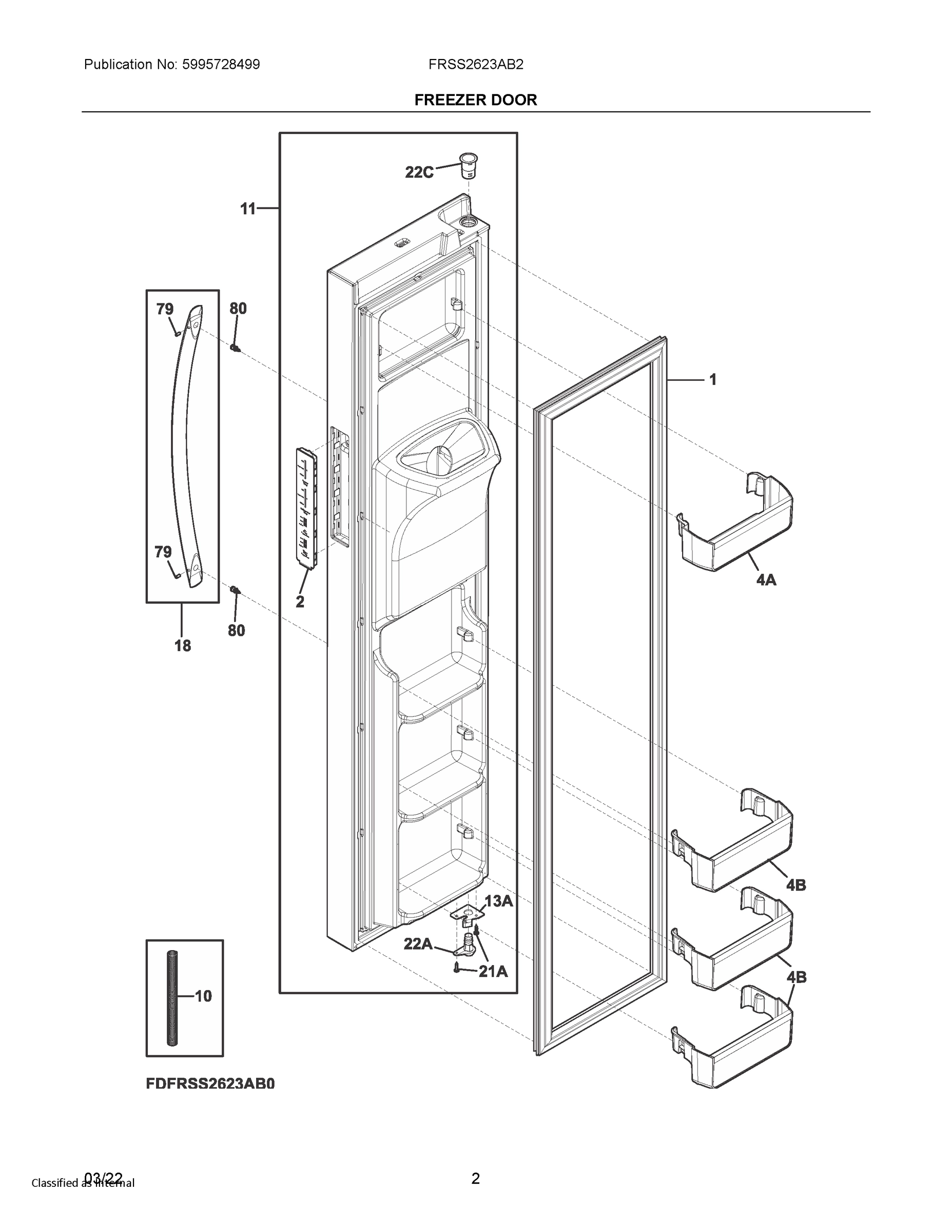 02 - FREEZER DOOR