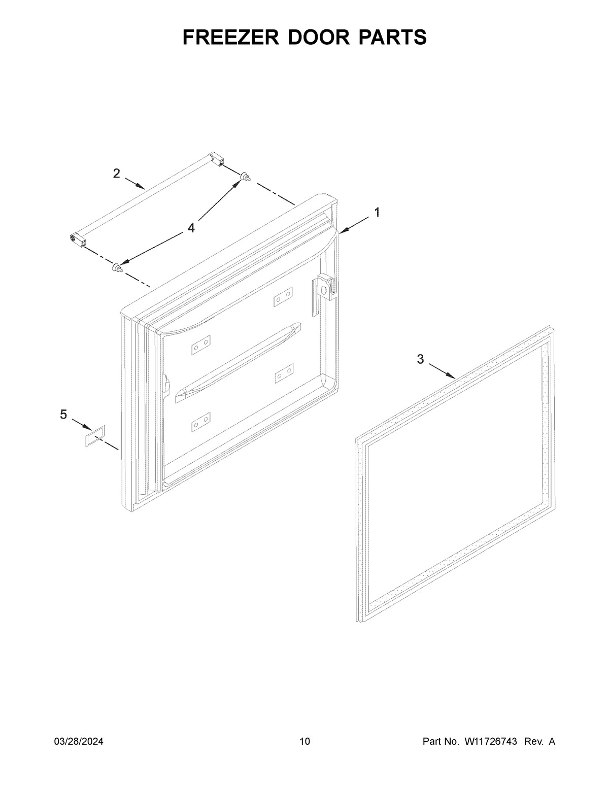 06 - FREEZER DOOR PARTS