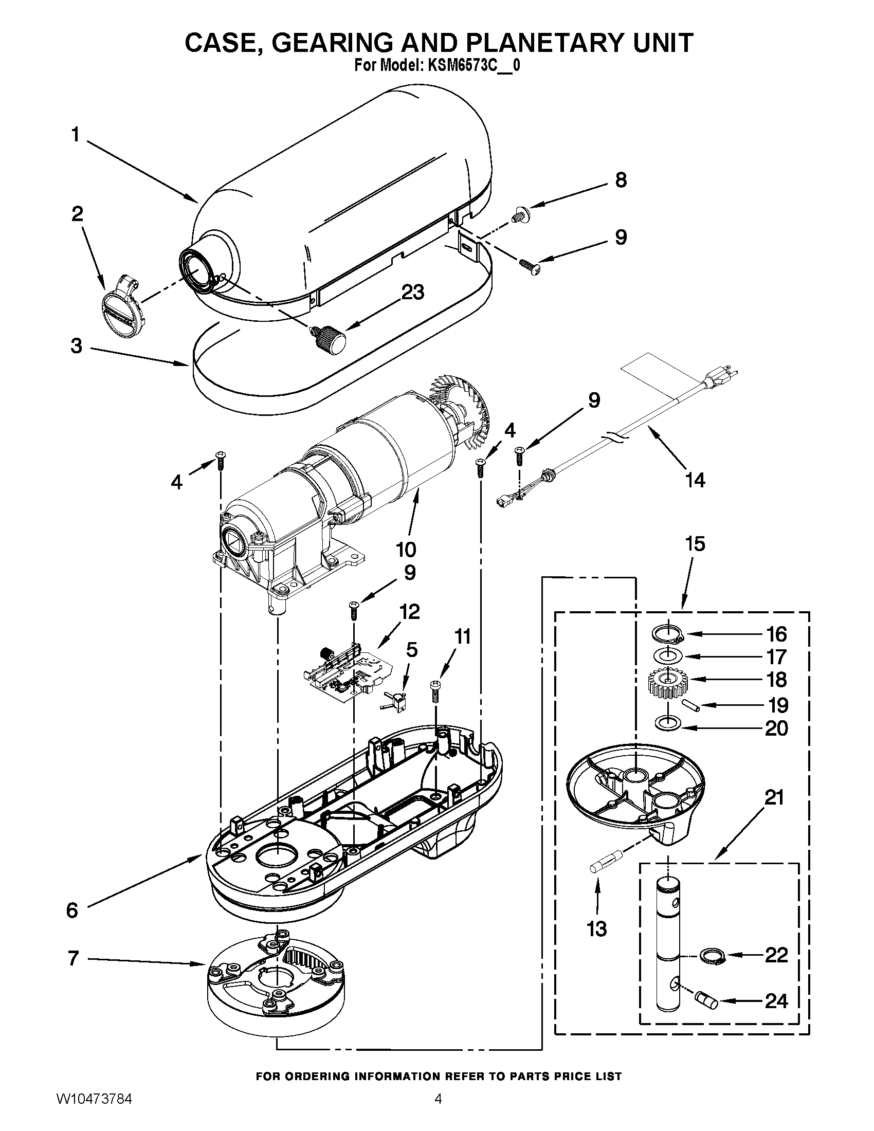 02 - CASE, GEARING AND PLANETARY UNIT