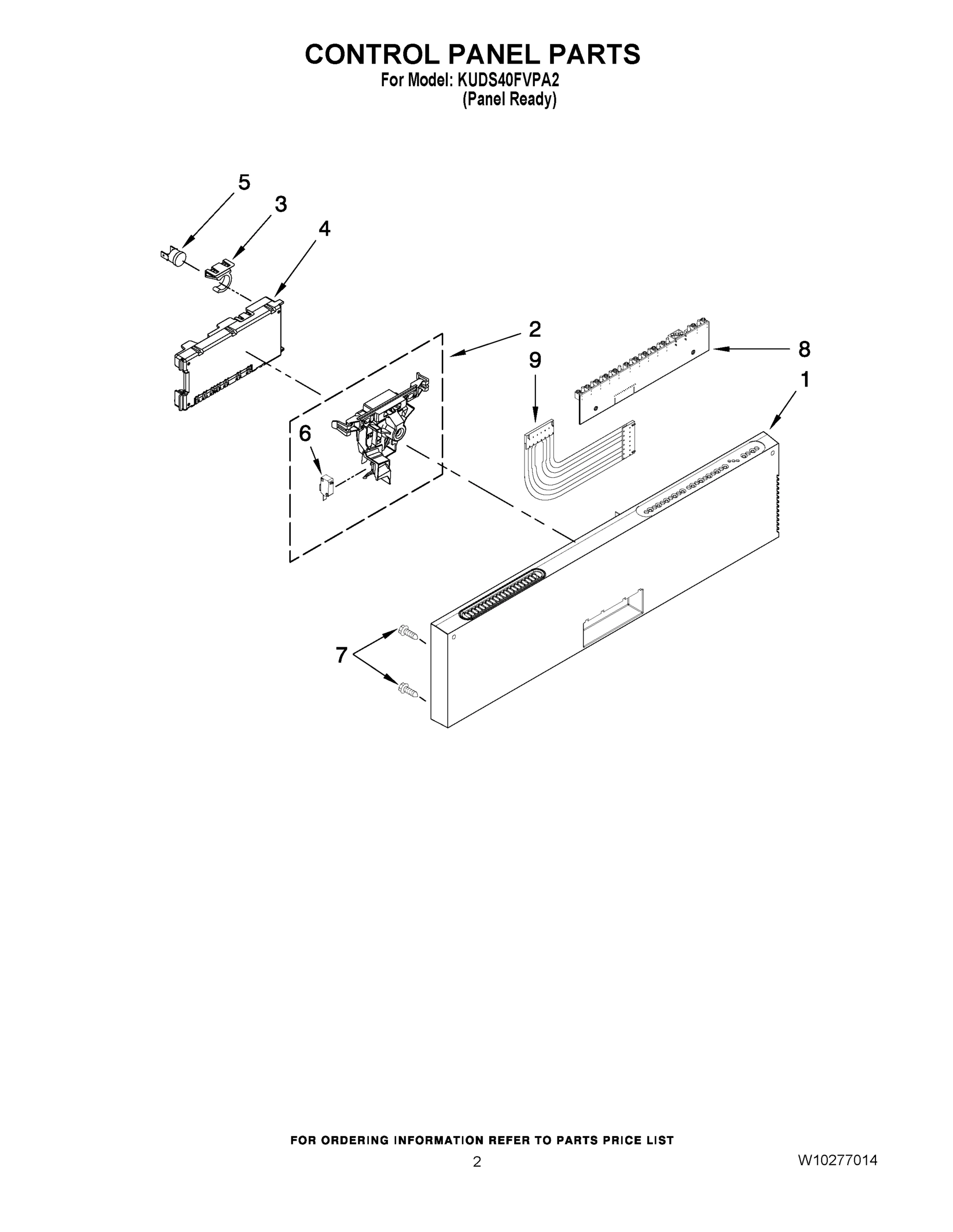 02 - CONTROL PANEL PARTS