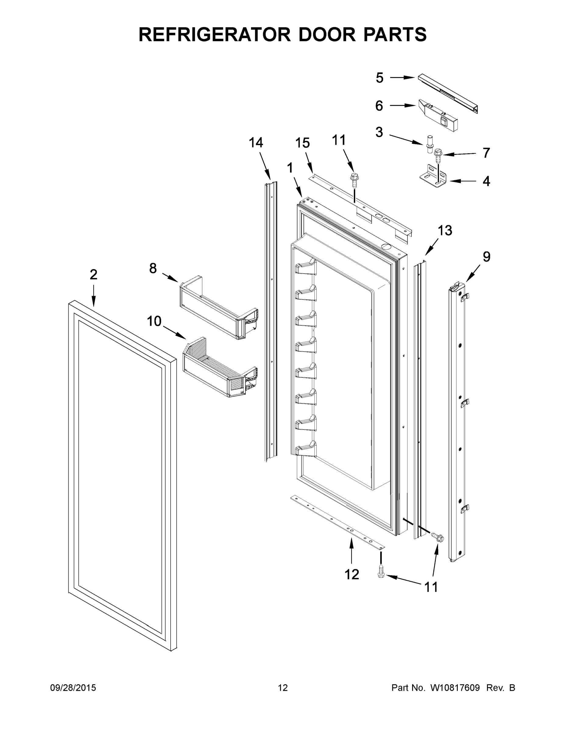 07 - REFRIGERATOR DOOR PARTS