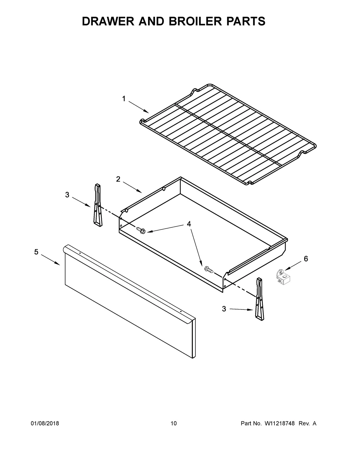 06 - DRAWER AND BROILER PARTS