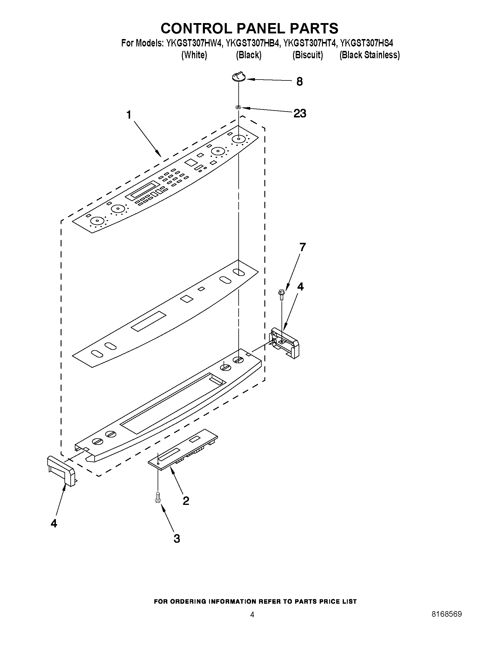 03 - CONTROL PANEL PARTS