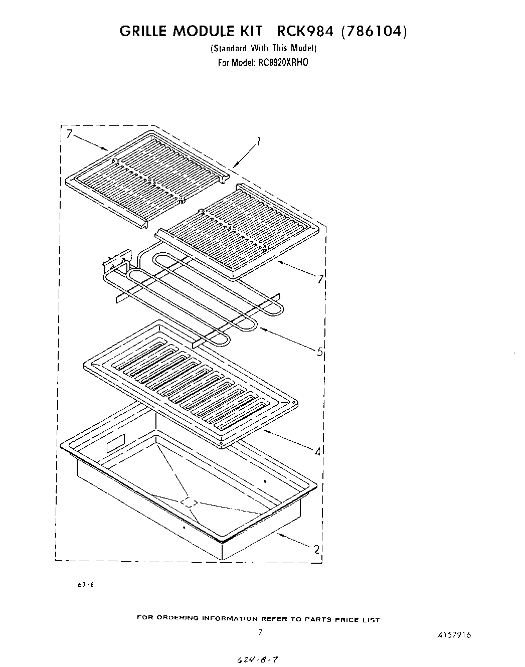 05 - GRILLE MODULE KIT RCK984