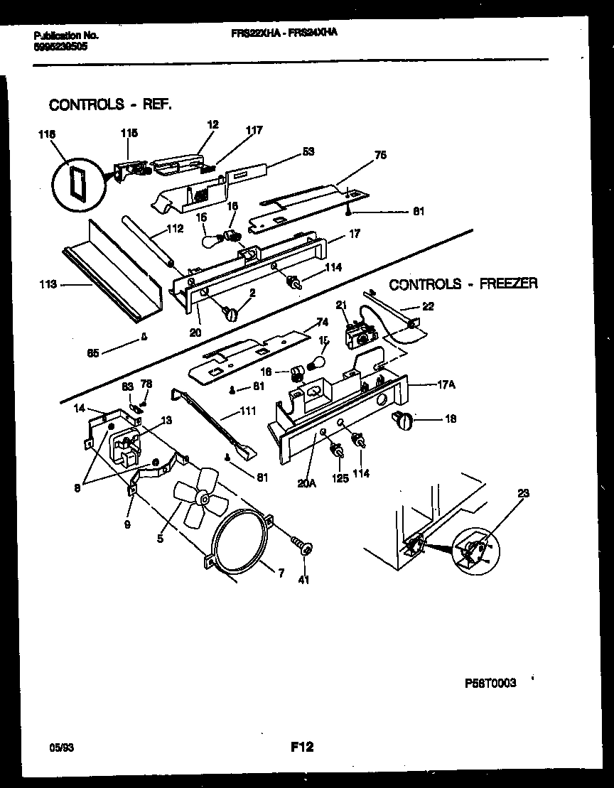 07 - REFRIGERATOR CONTROL ASSEMBLY, DAMP