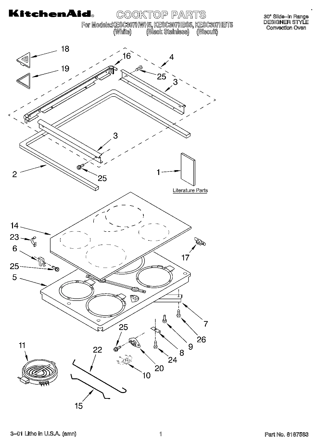 01 - COOKTOP, LITERATURE