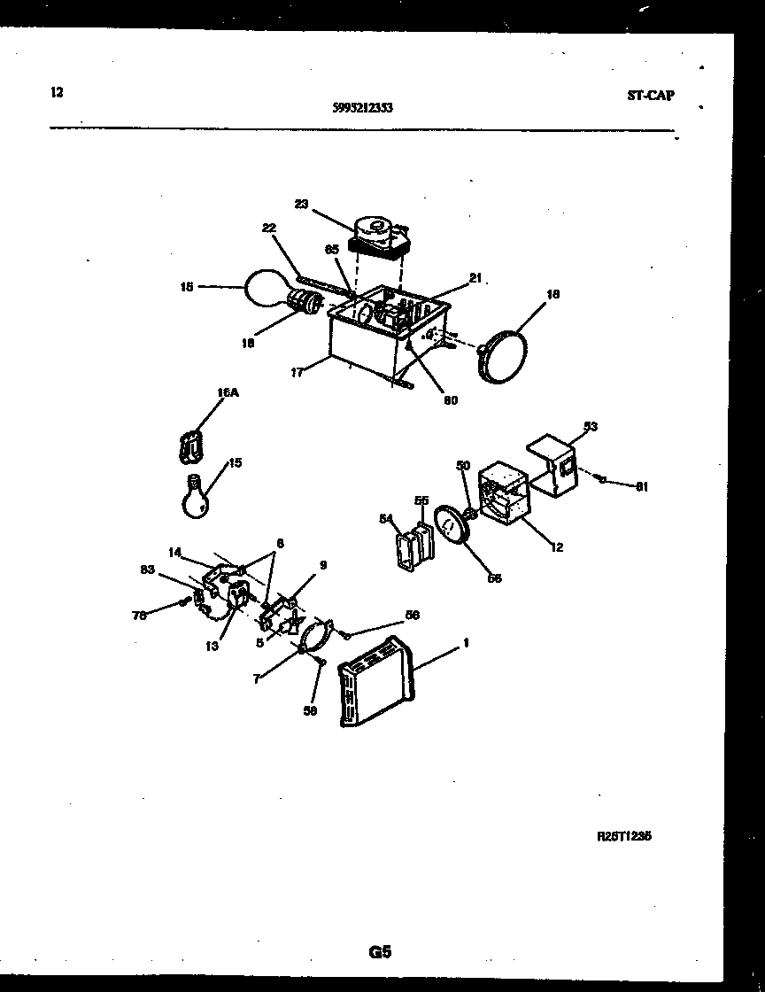 07 - REFRIGERATOR CONTROL ASSEMBLY, DAMP