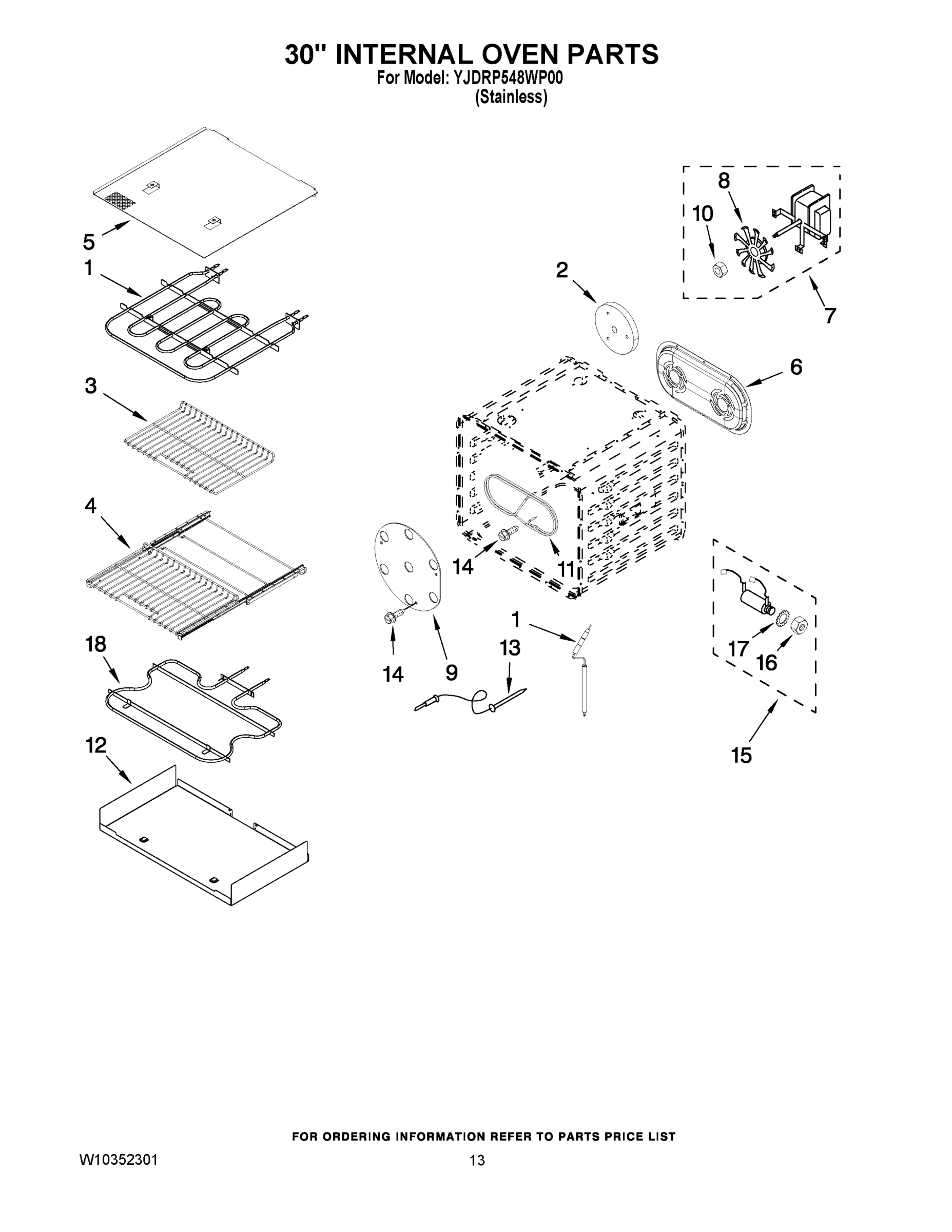09 - 30`` INTERNAL OVEN PARTS