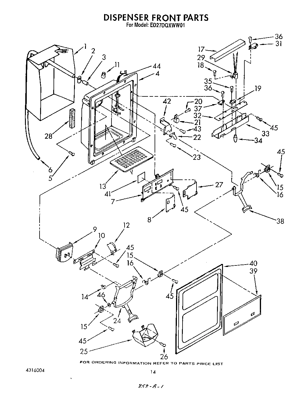 09 - DISPENSER FRONT