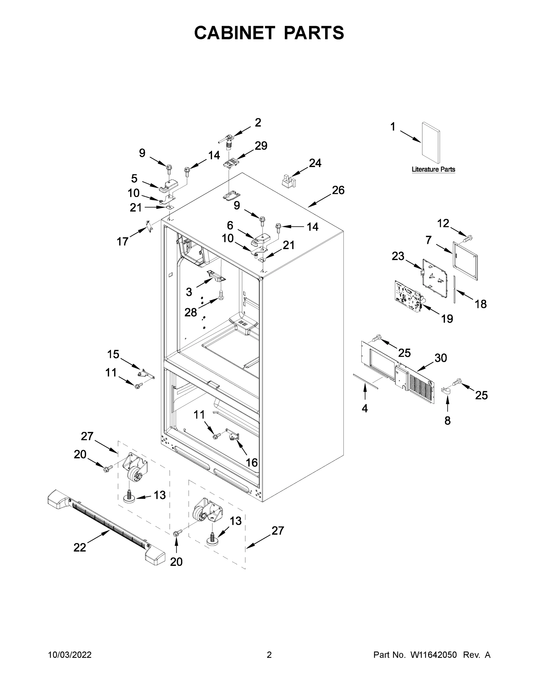 02 - CABINET PARTS