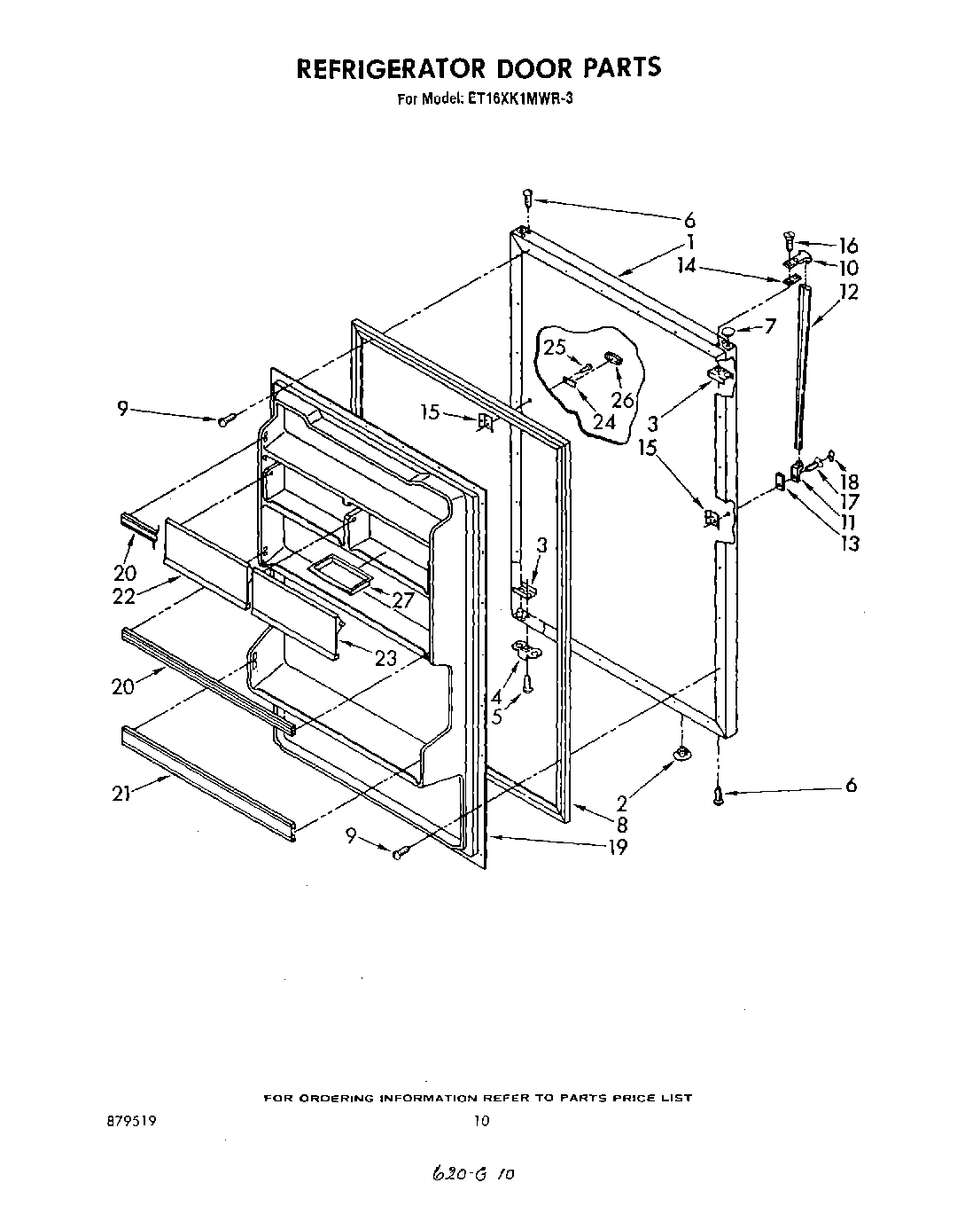 08 - REFRIGERATOR DOOR , NOT ILLUSTRATED