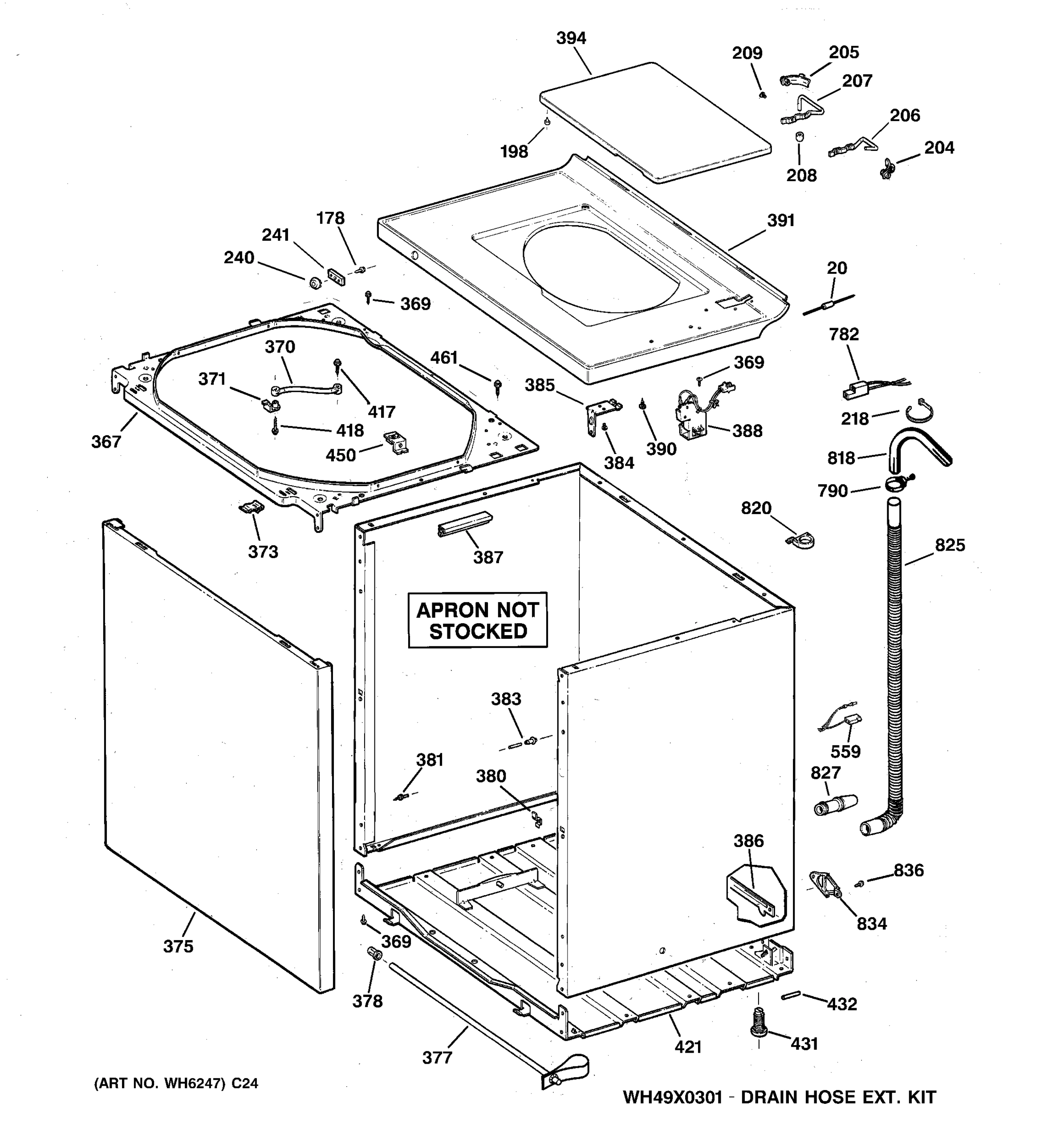CABINET, COVER & FRONT PANEL