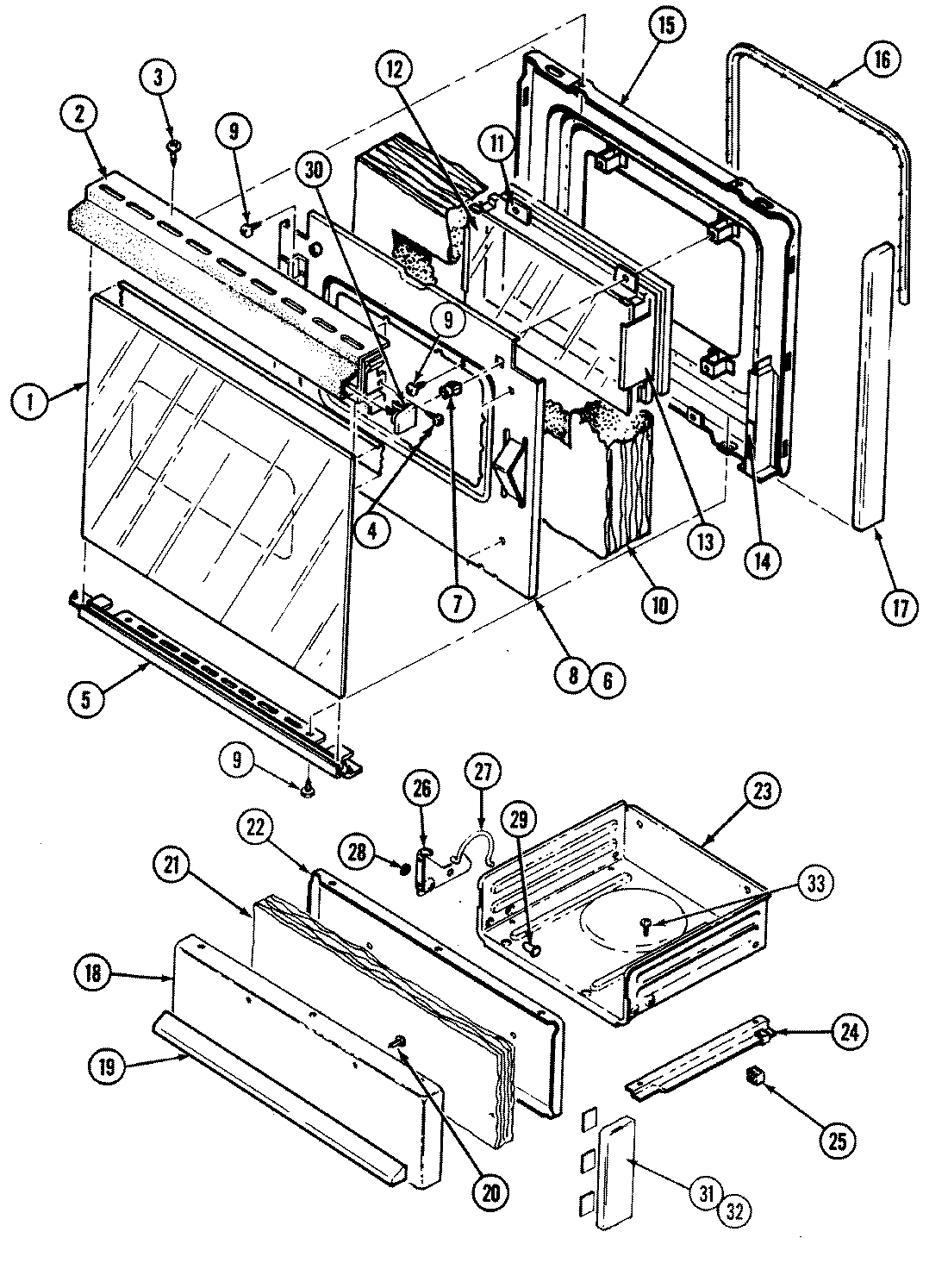 03 - DOOR/DRAWER (3187XTx MODEL)
