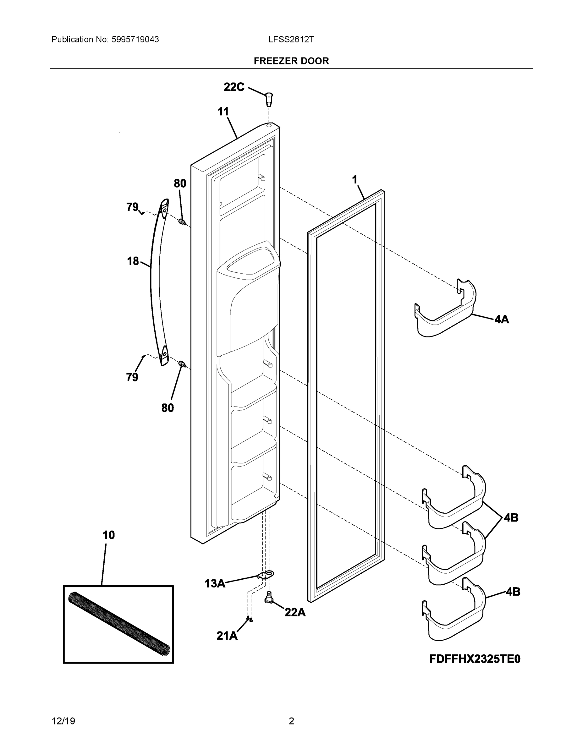 02 - FREEZER DOOR