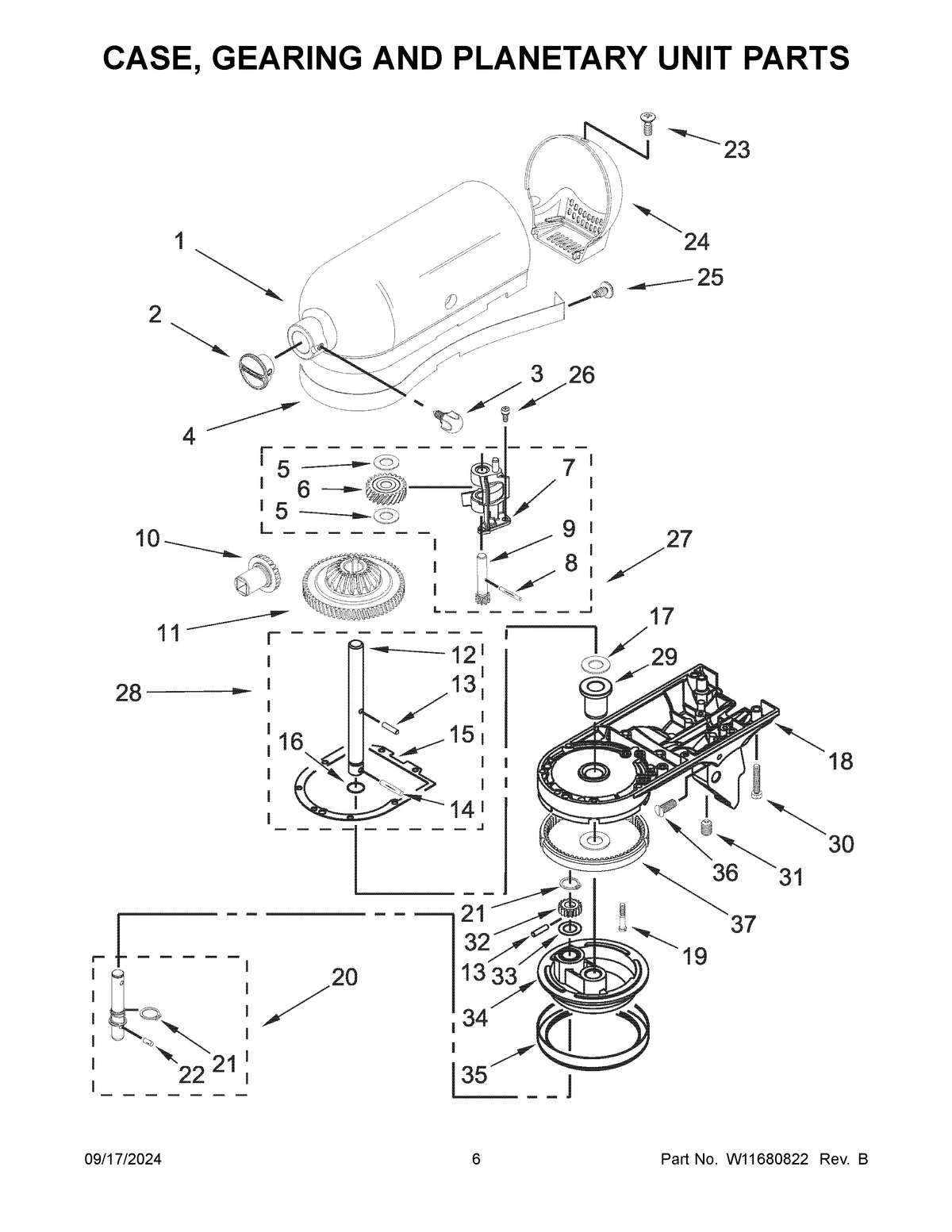 04 - CASE, GEARING AND PLANETARY UNIT PARTS
