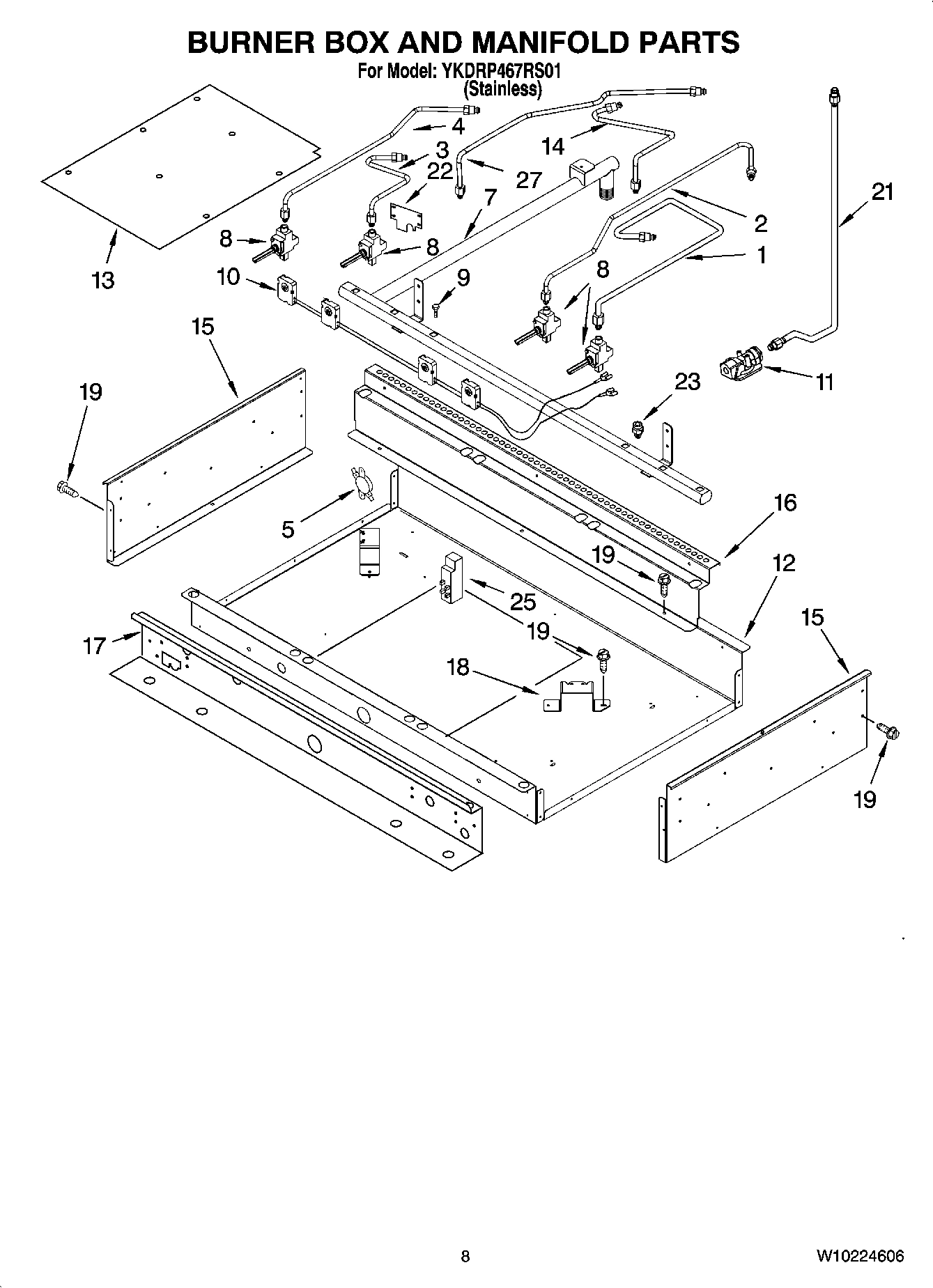 07 - BURNER BOX AND MANIFOLD PARTS