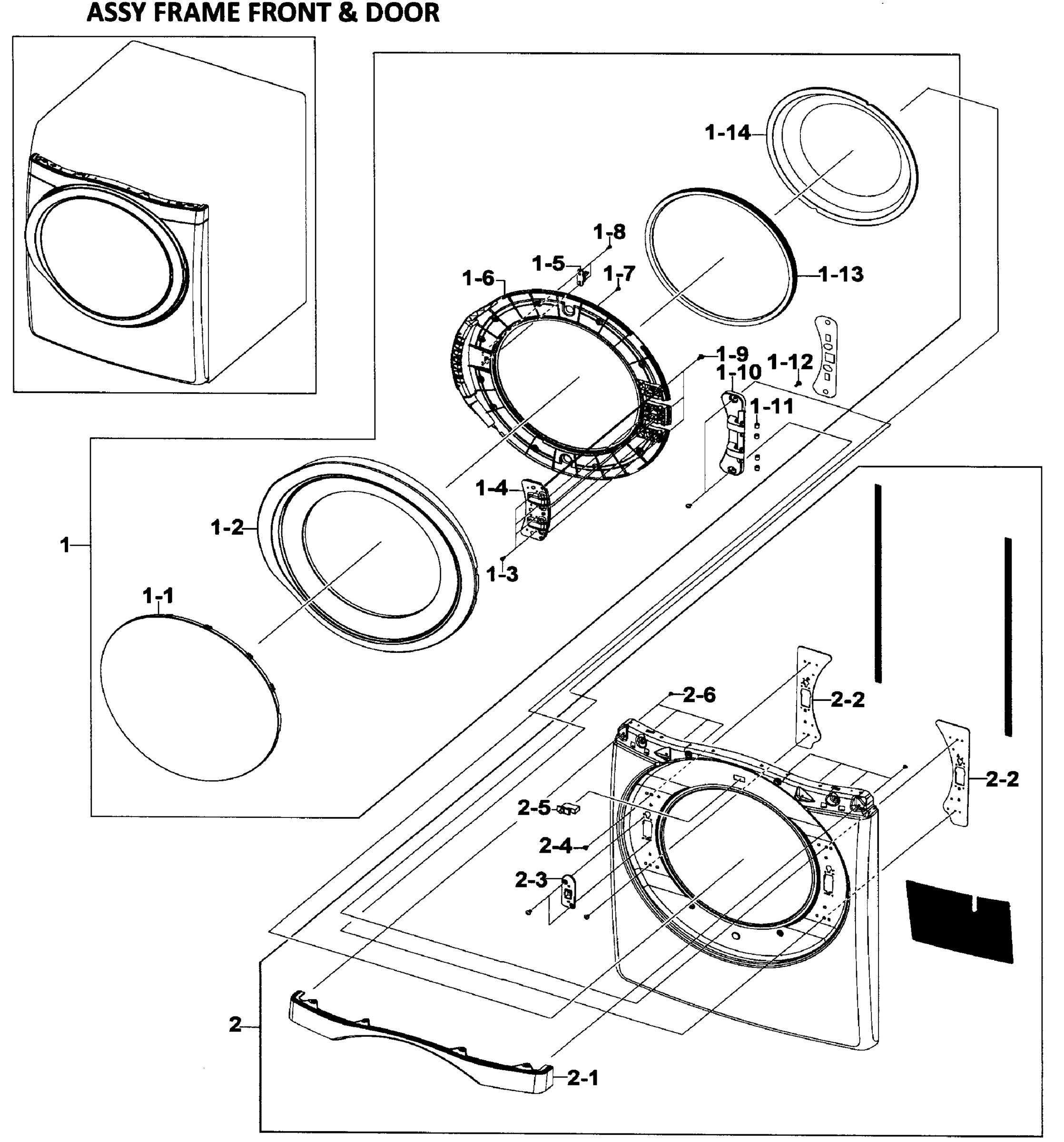 Front/Door Assembly