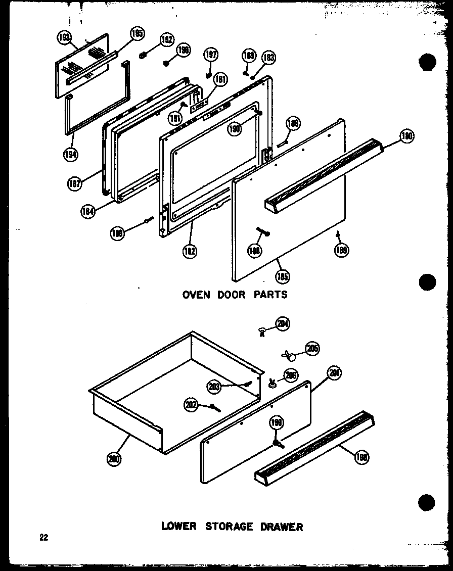 03 - OVEN DOOR PARTS