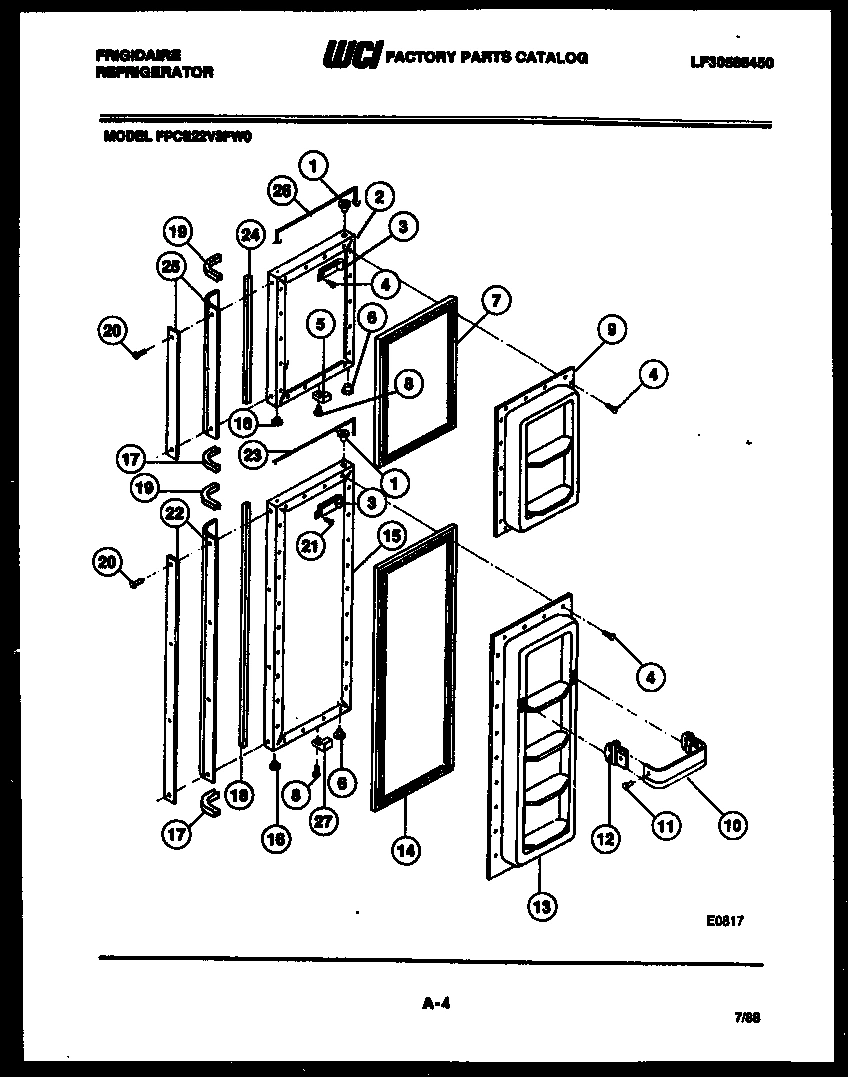 03 - FREEZER DOOR PARTS