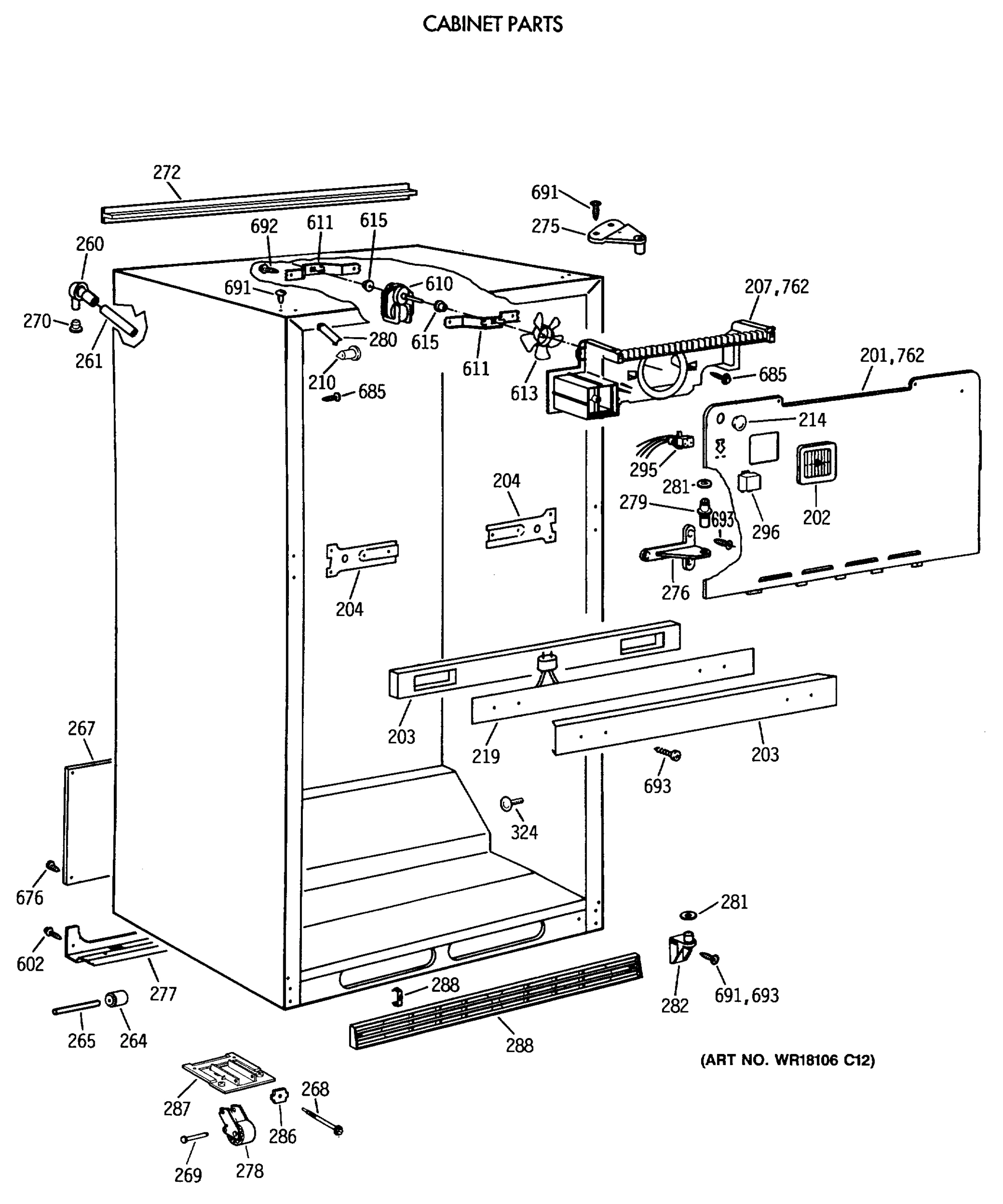 CABINET PARTS