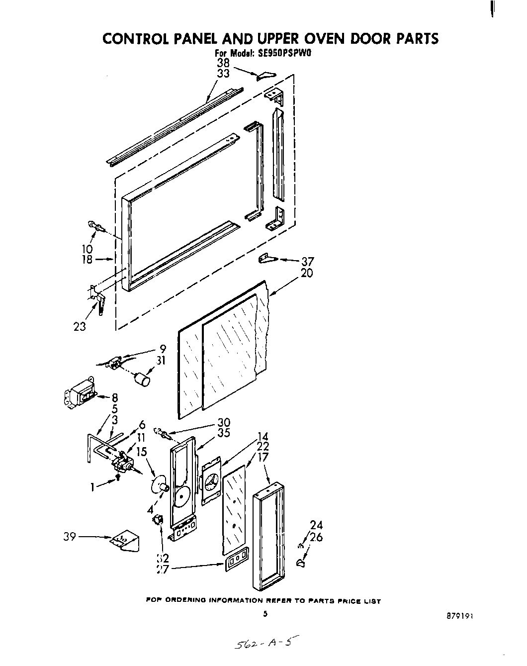 04 - CONTROL PANEL AND UPPER OVEN DOOR