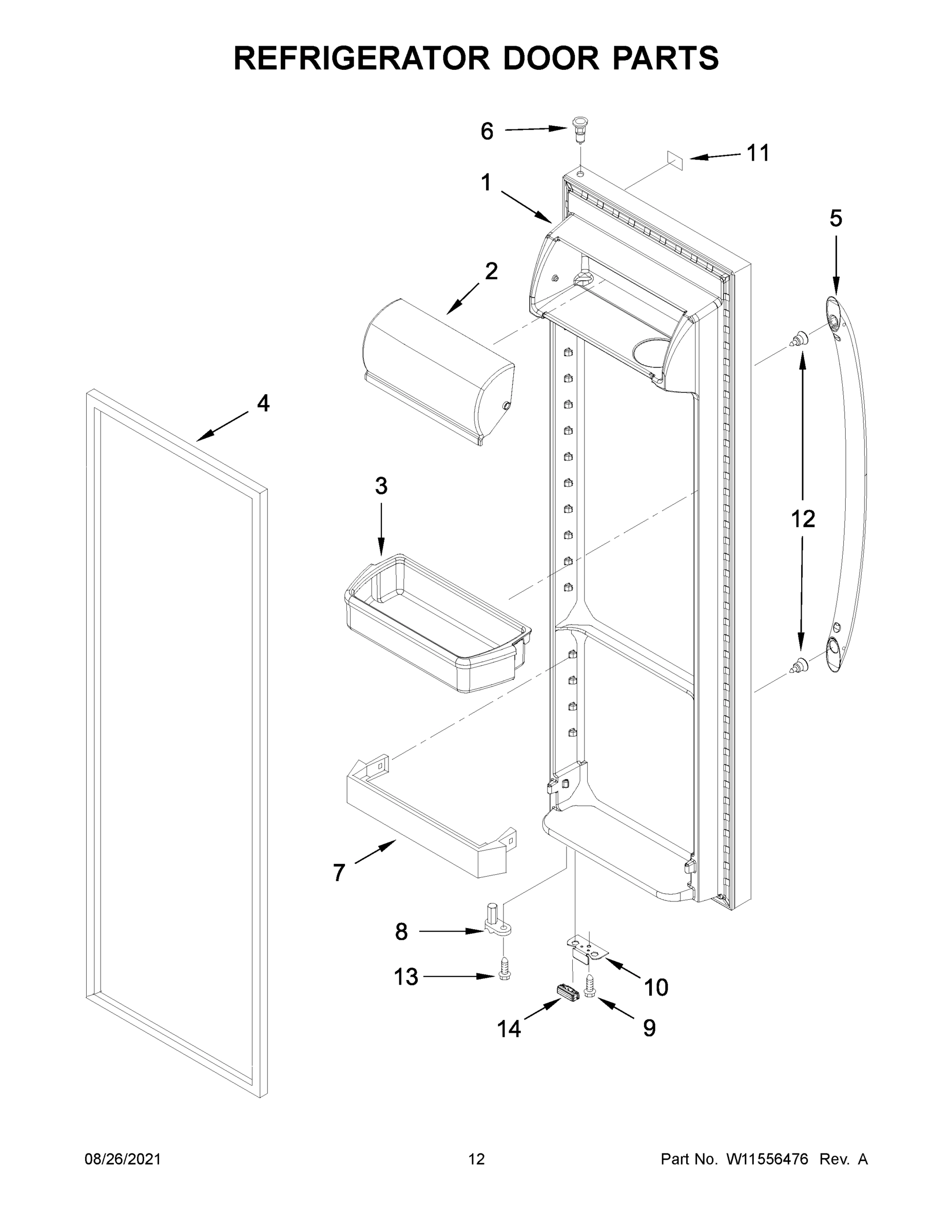 07 - REFRIGERATOR DOOR PARTS