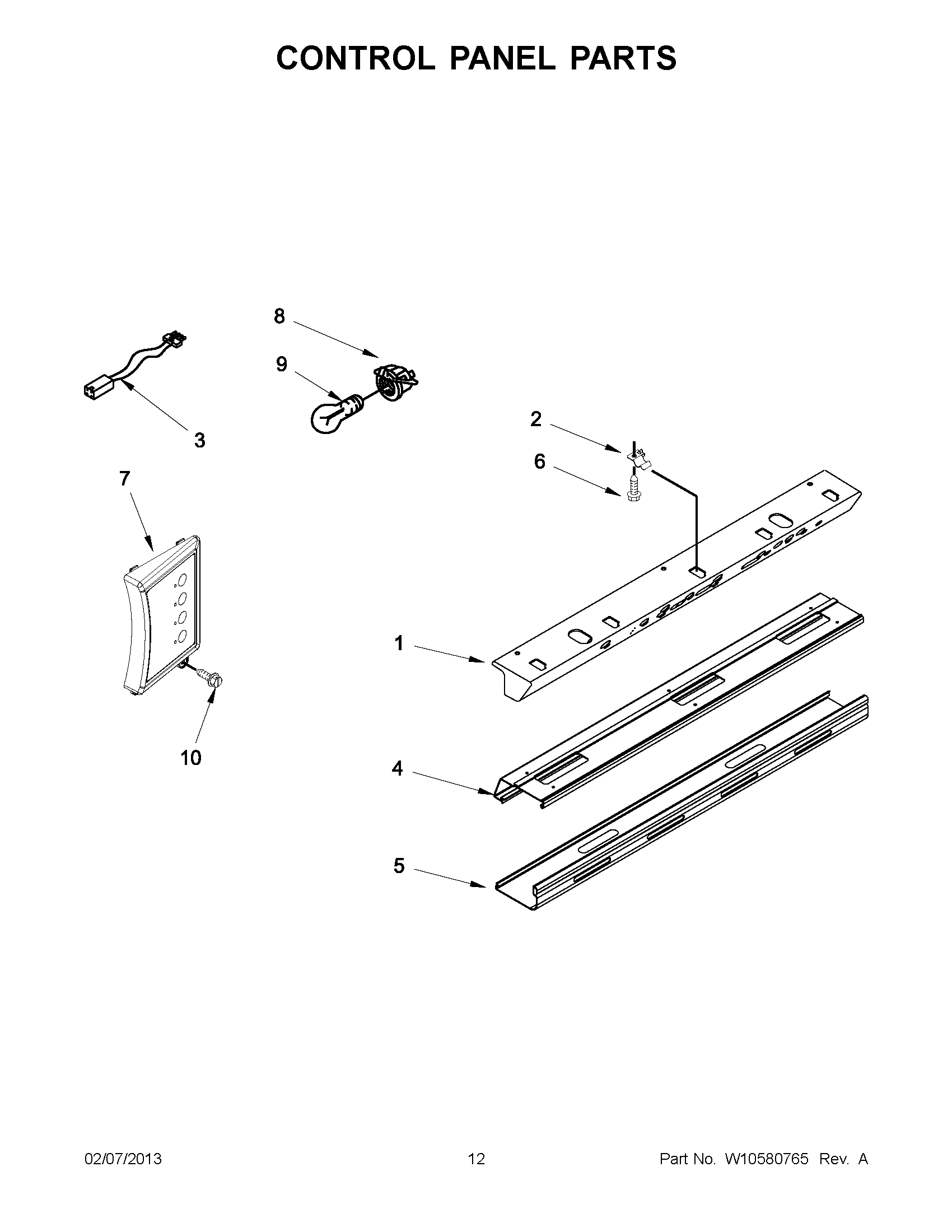 06 - CONTROL PANEL PARTS