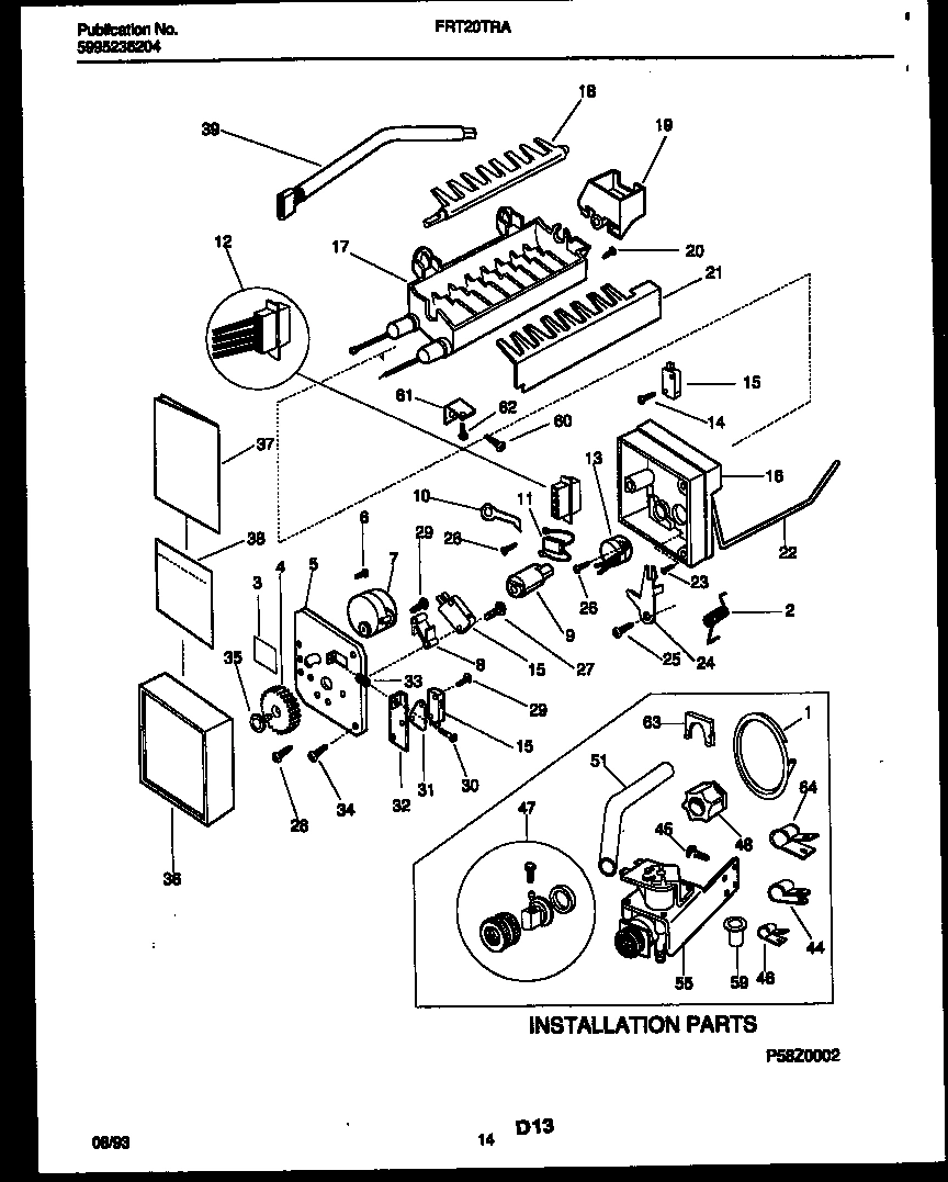 08 - ICE MAKER AND INSTALLATION PARTS