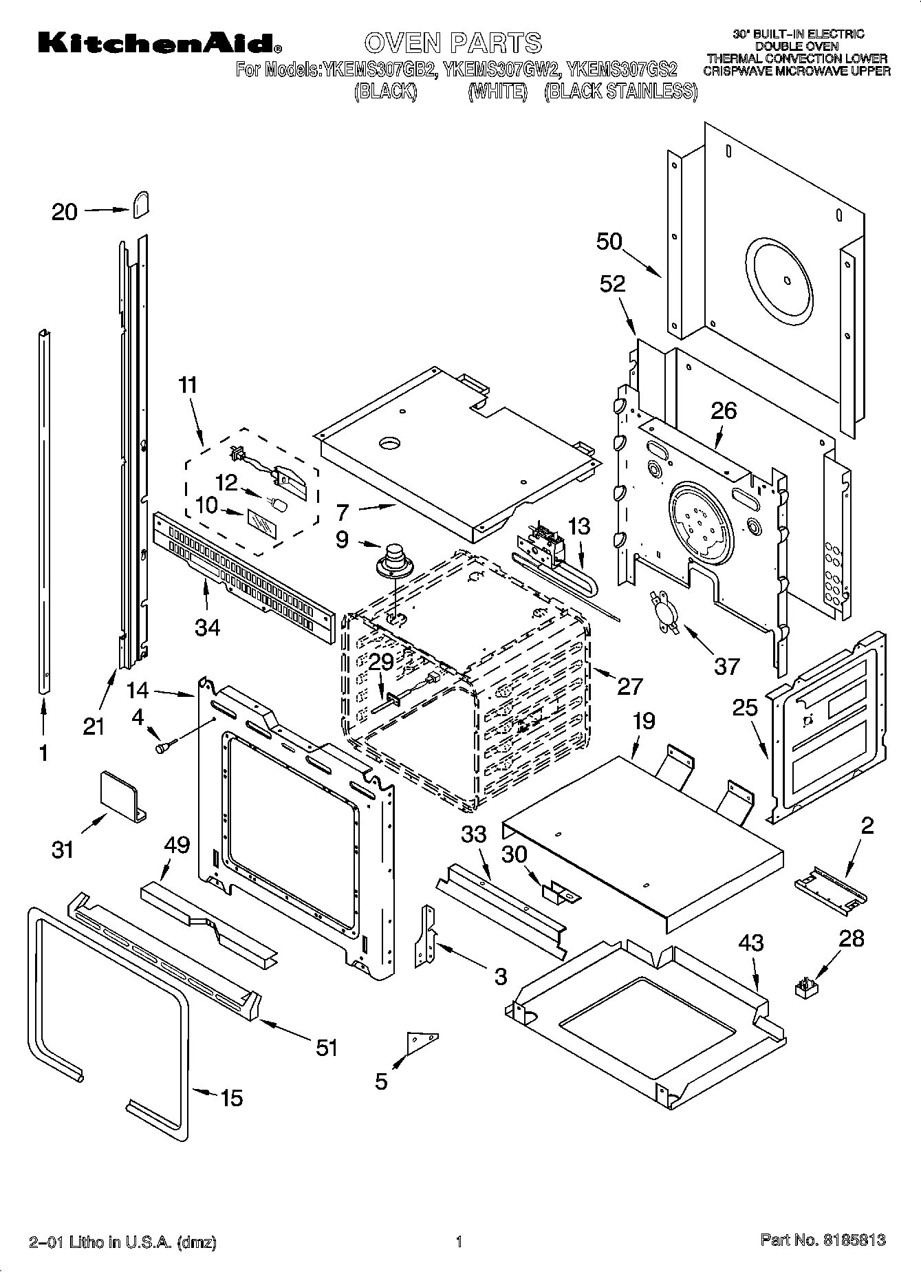 01 - OVEN PARTS