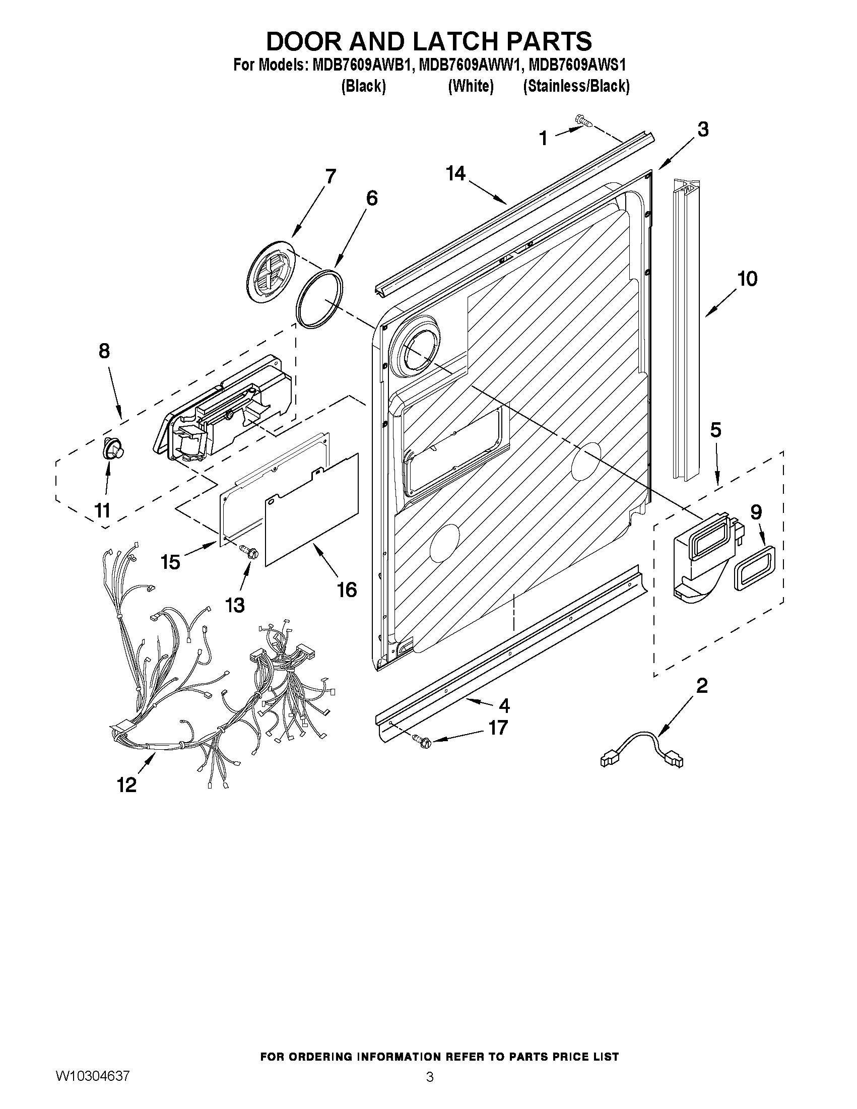 03 - DOOR AND LATCH PARTS